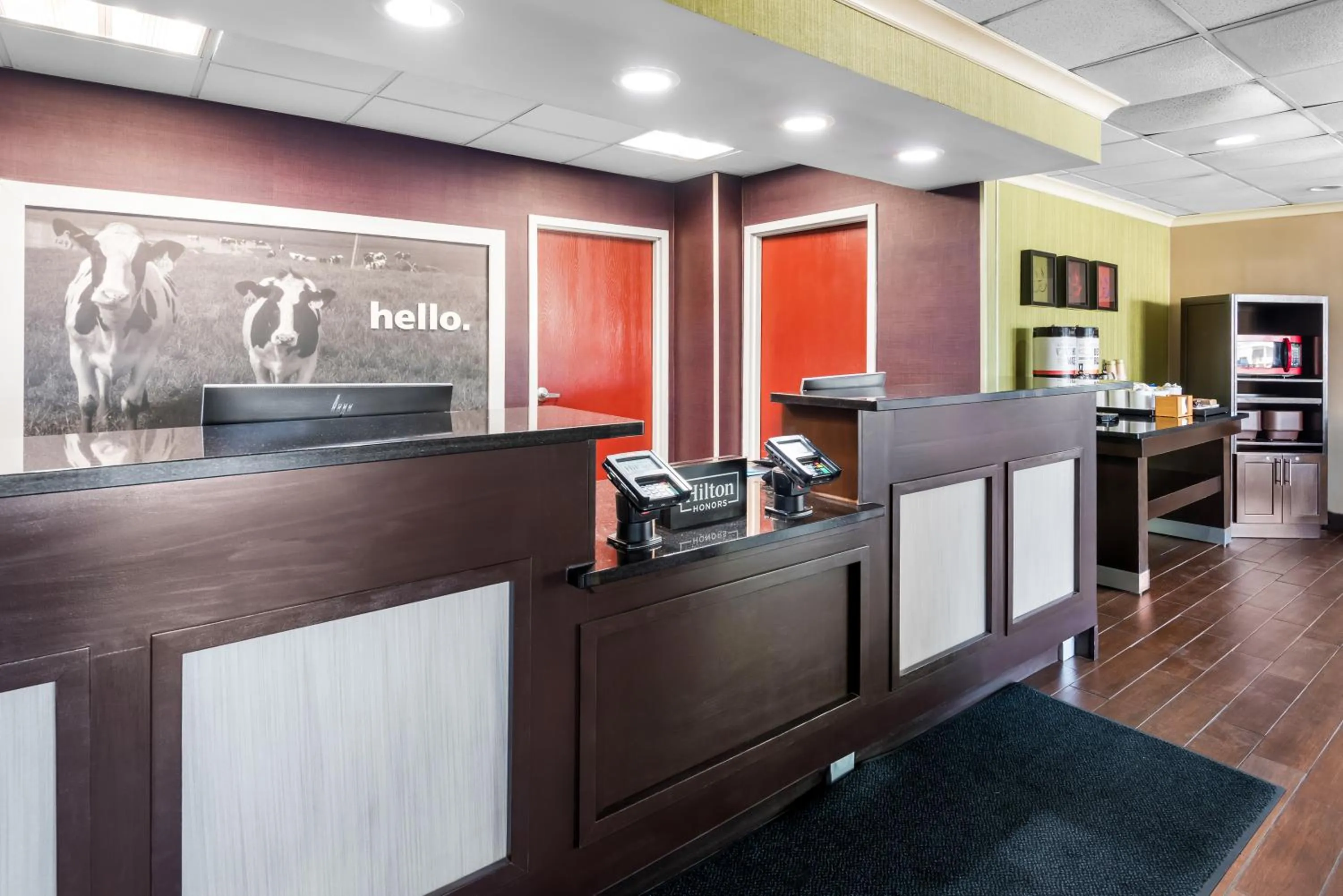 Lobby or reception in Hampton Inn Indianapolis Northeast/Castleton