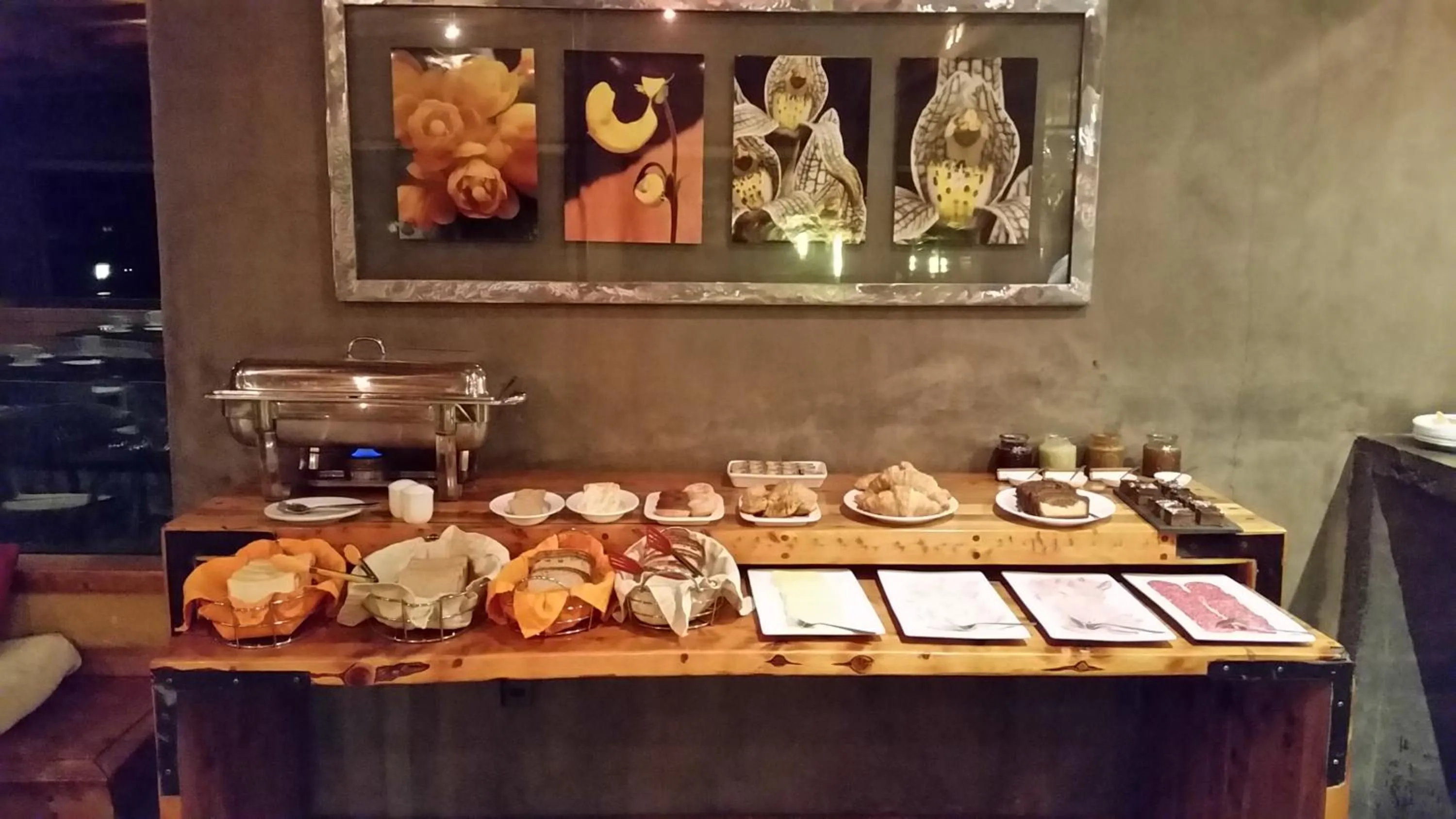 Buffet breakfast in Hotel Altiplanico Puerto Natales