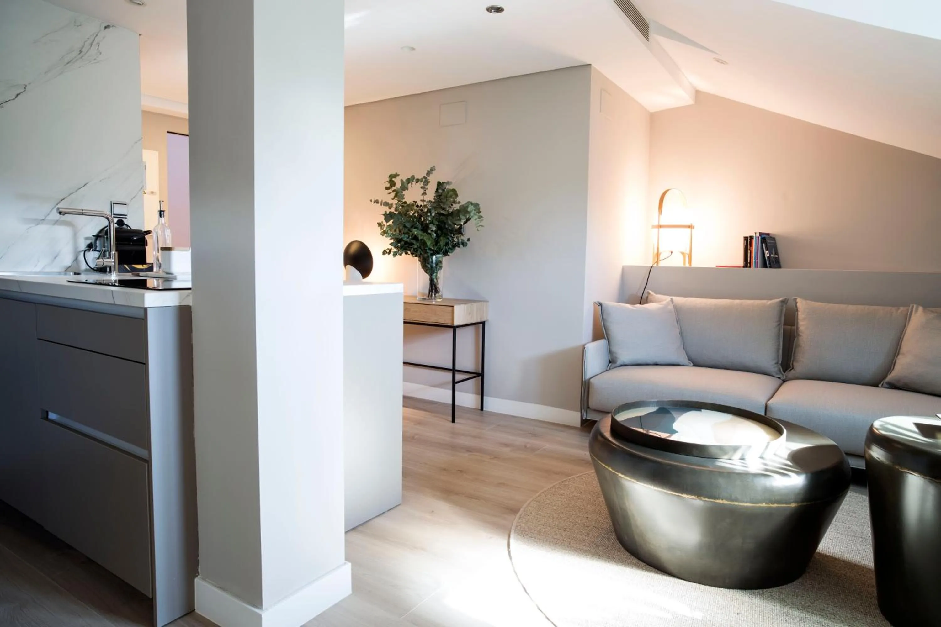 Living room in U-Sense Madrid Santa Ana