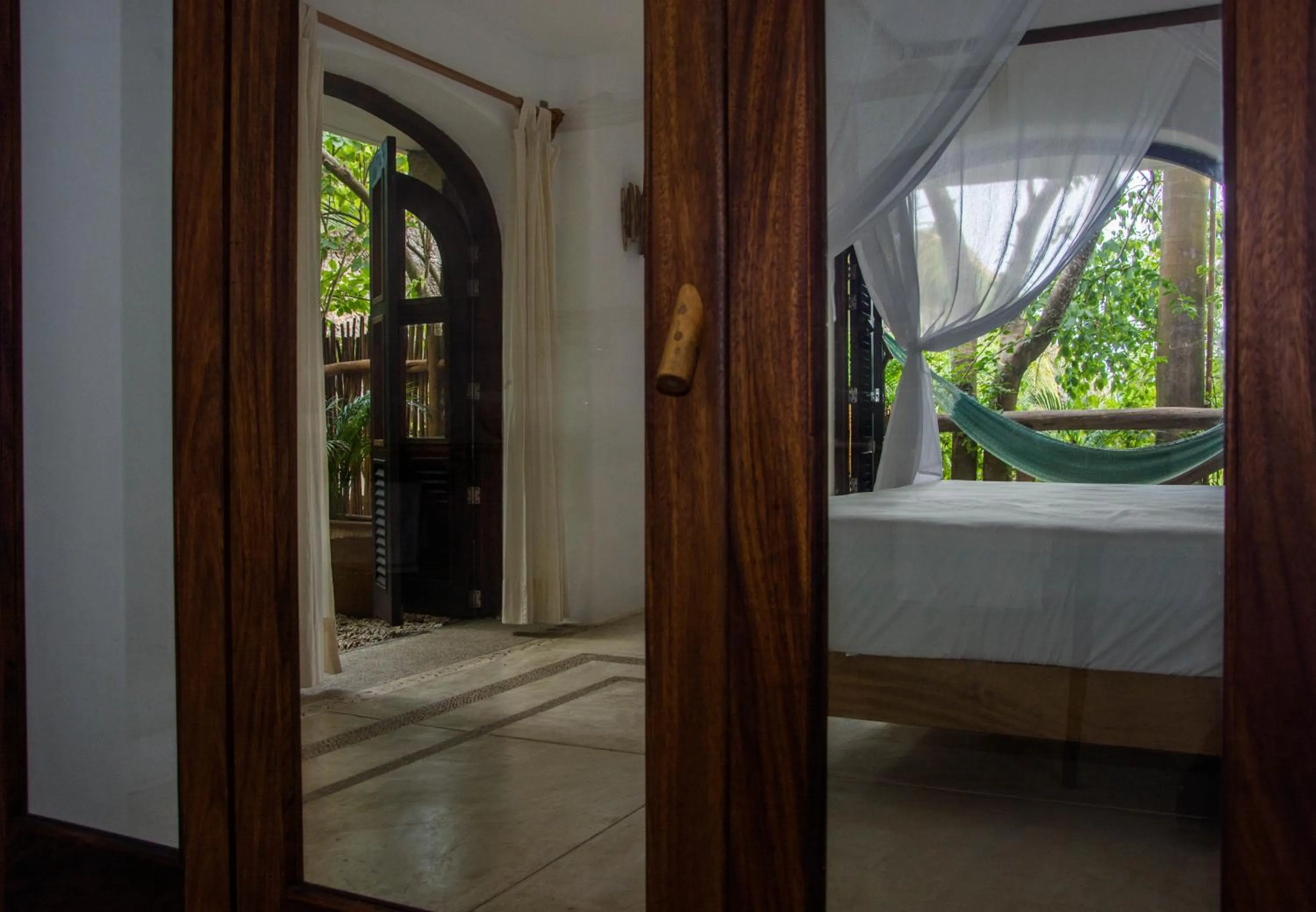 Bed in El Alquimista Yoga Spa