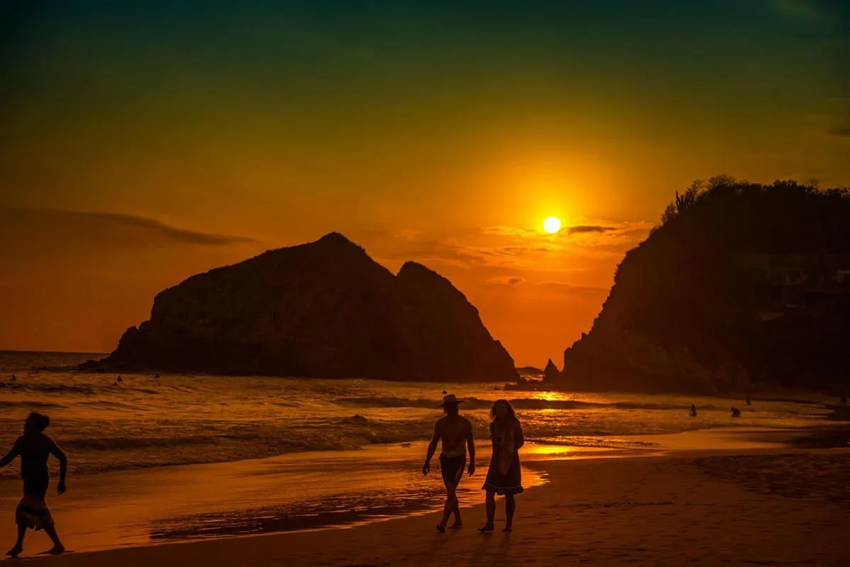Beach in El Alquimista Yoga Spa