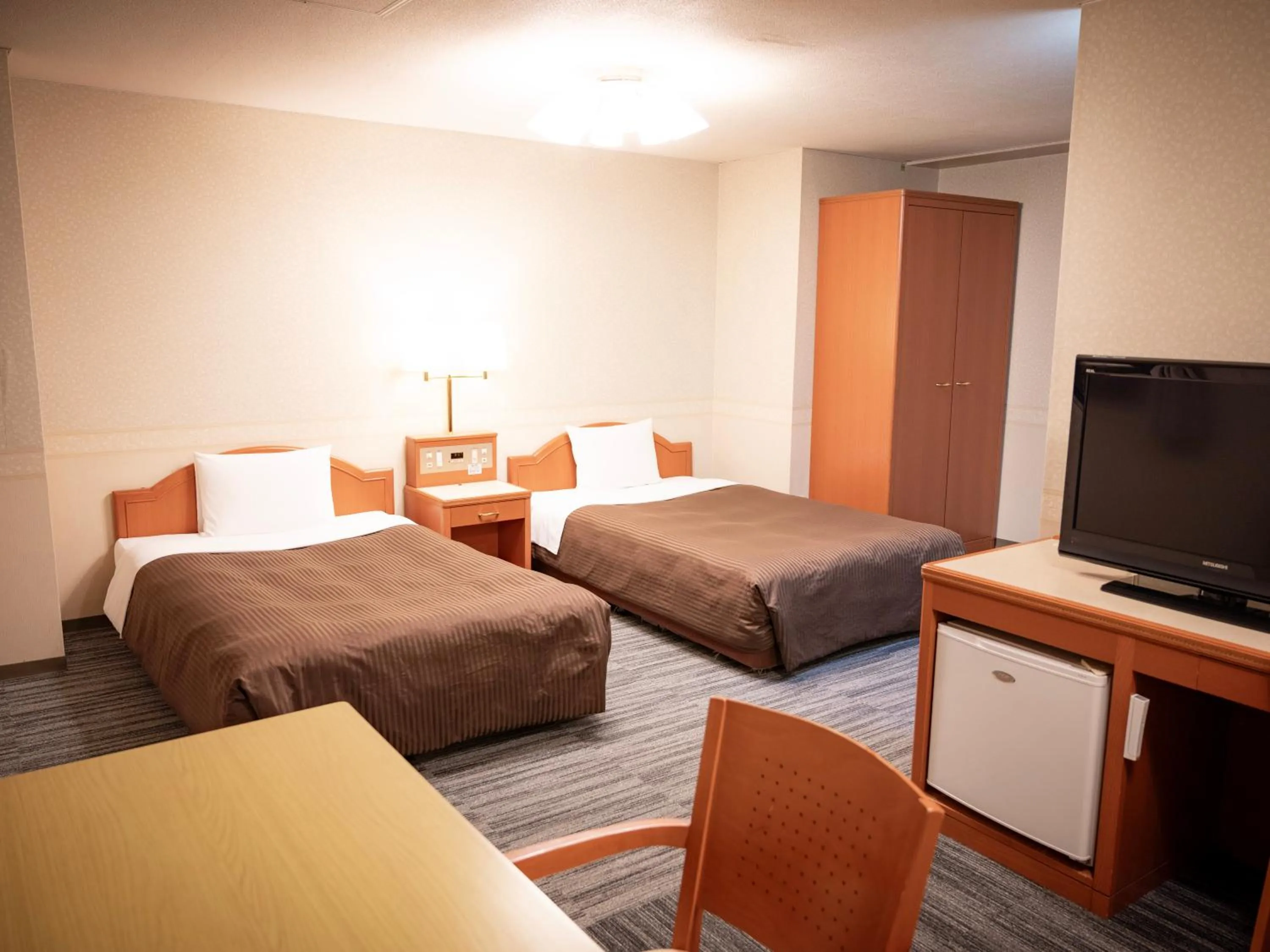 Bed in Numazu Grand Hotel