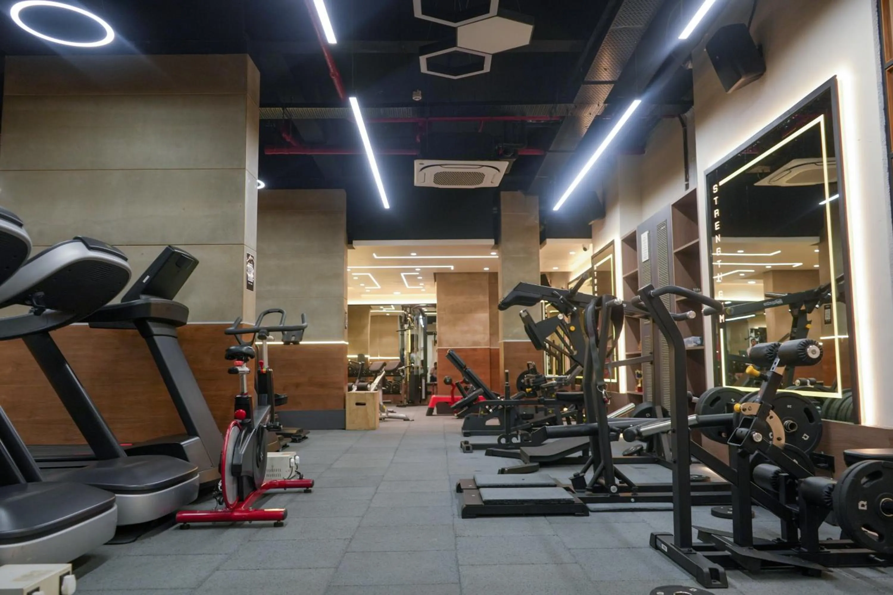 Fitness centre/facilities in Ramee Techome