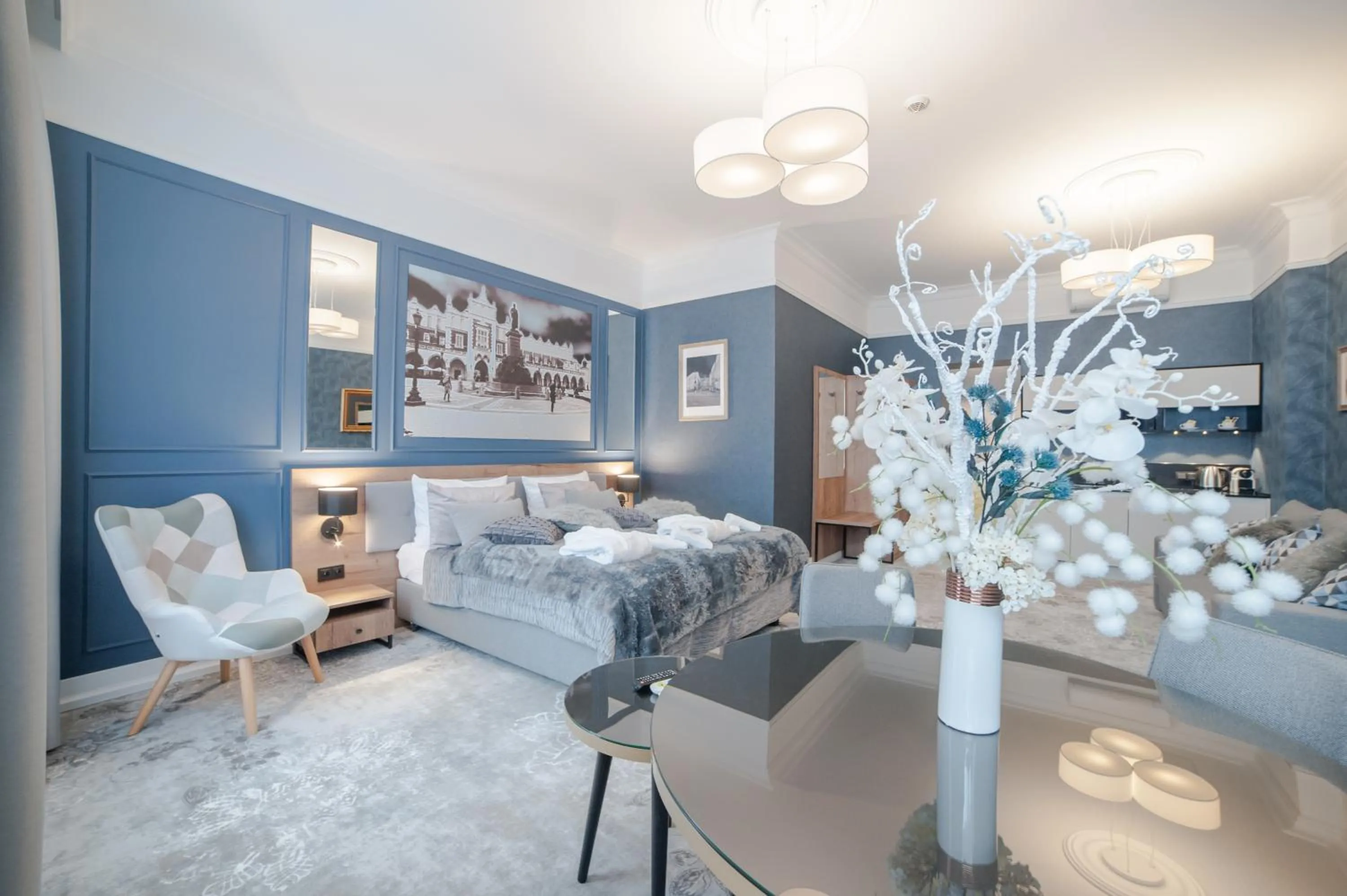 Bed in Vinfort Aparthotel