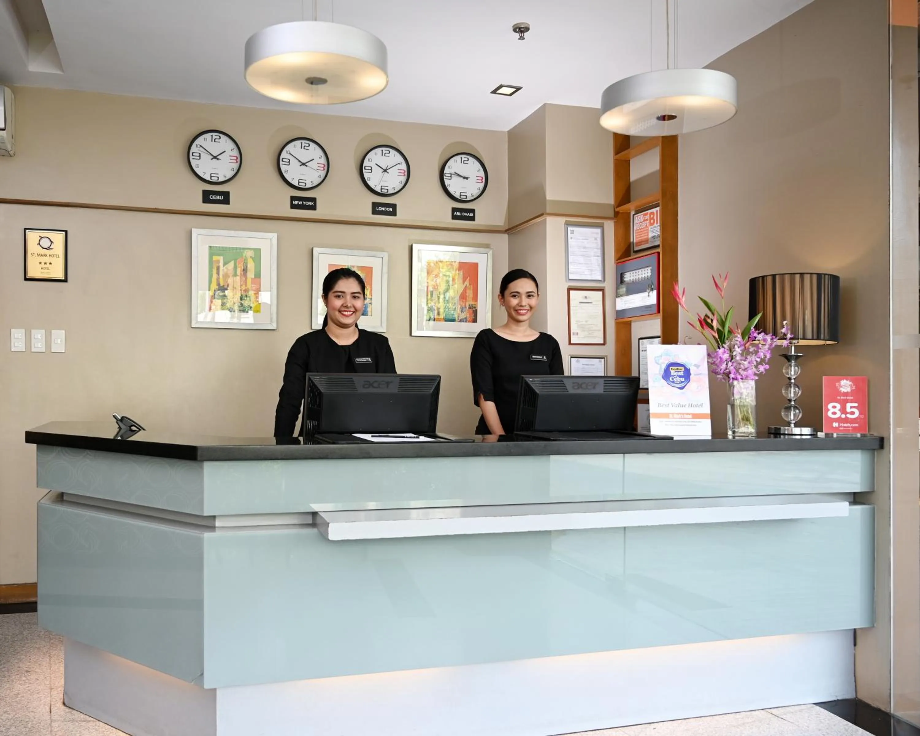 Lobby or reception in St Mark Hotel