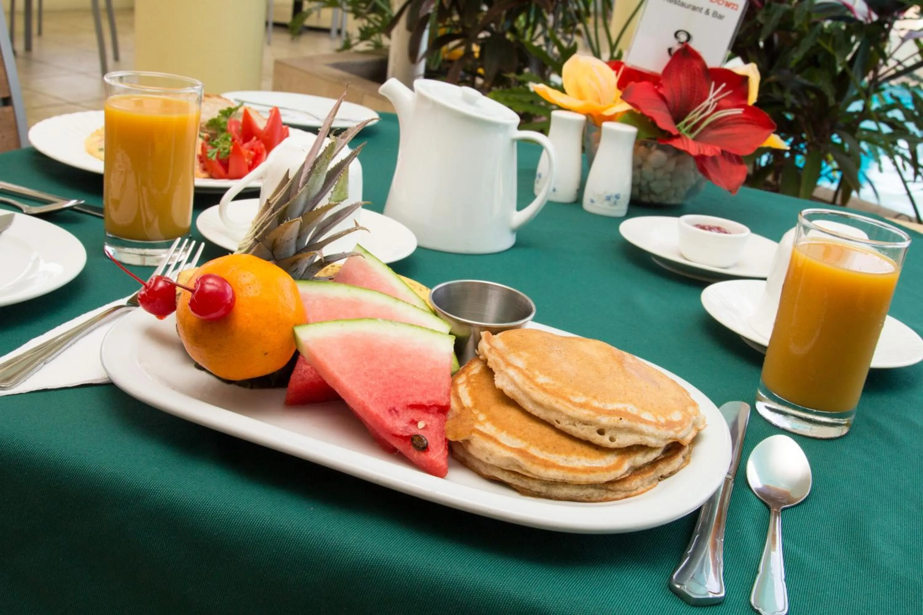 Breakfast in Crown Point Beach Hotel