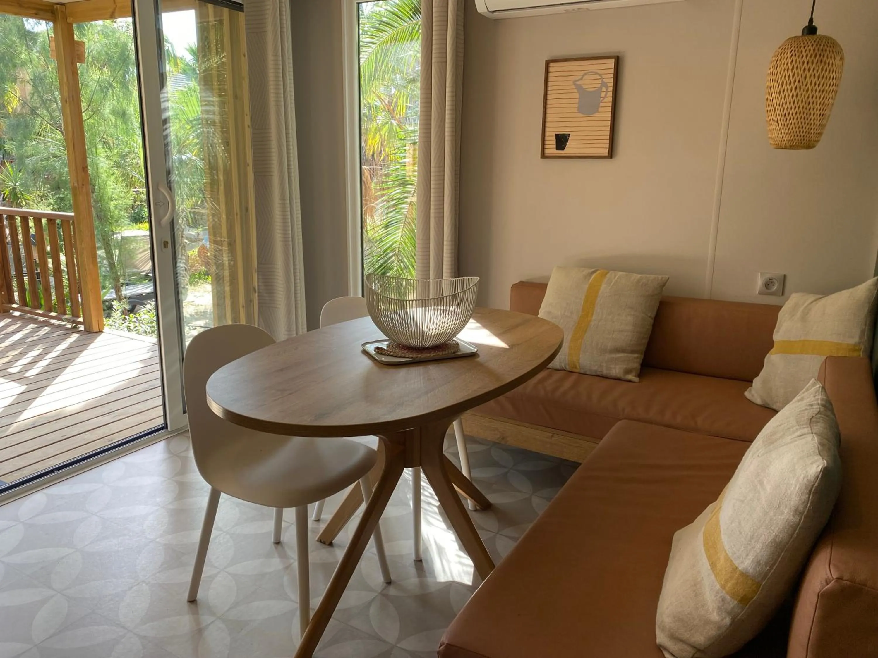 Living room in Mobil Homes Vacances