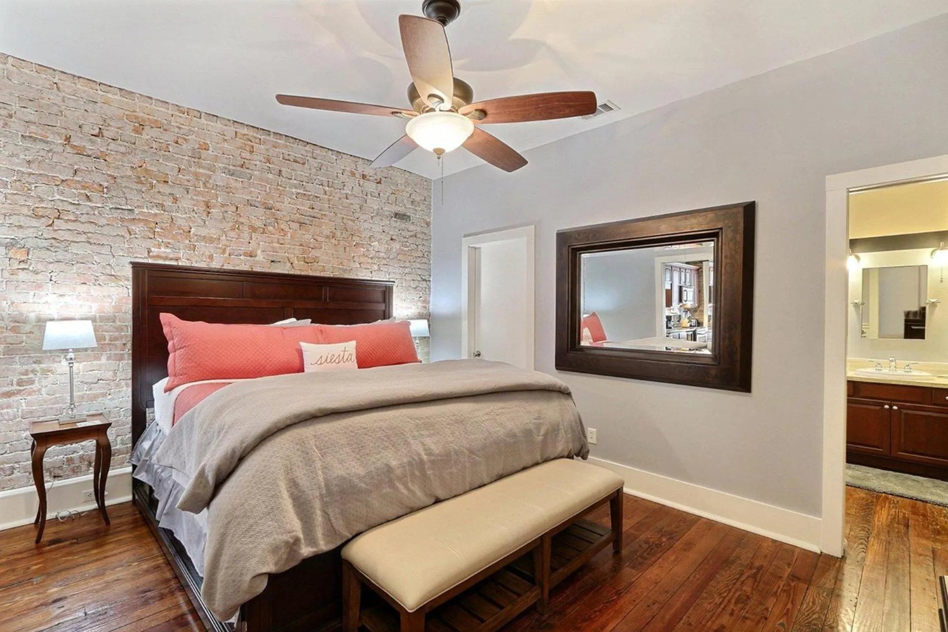 Bed in Ellis Square Loft