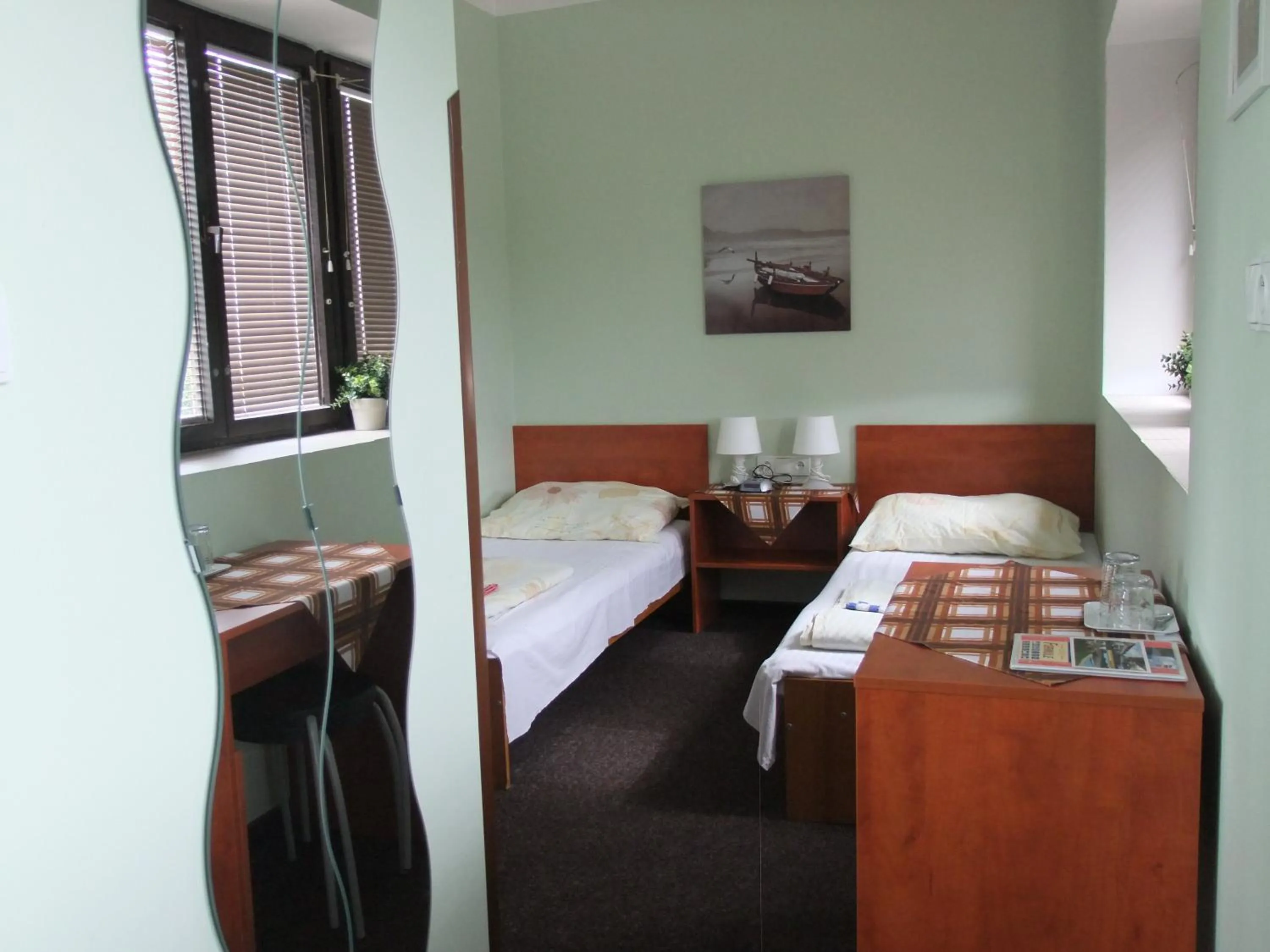 Bed in Hotel Formule