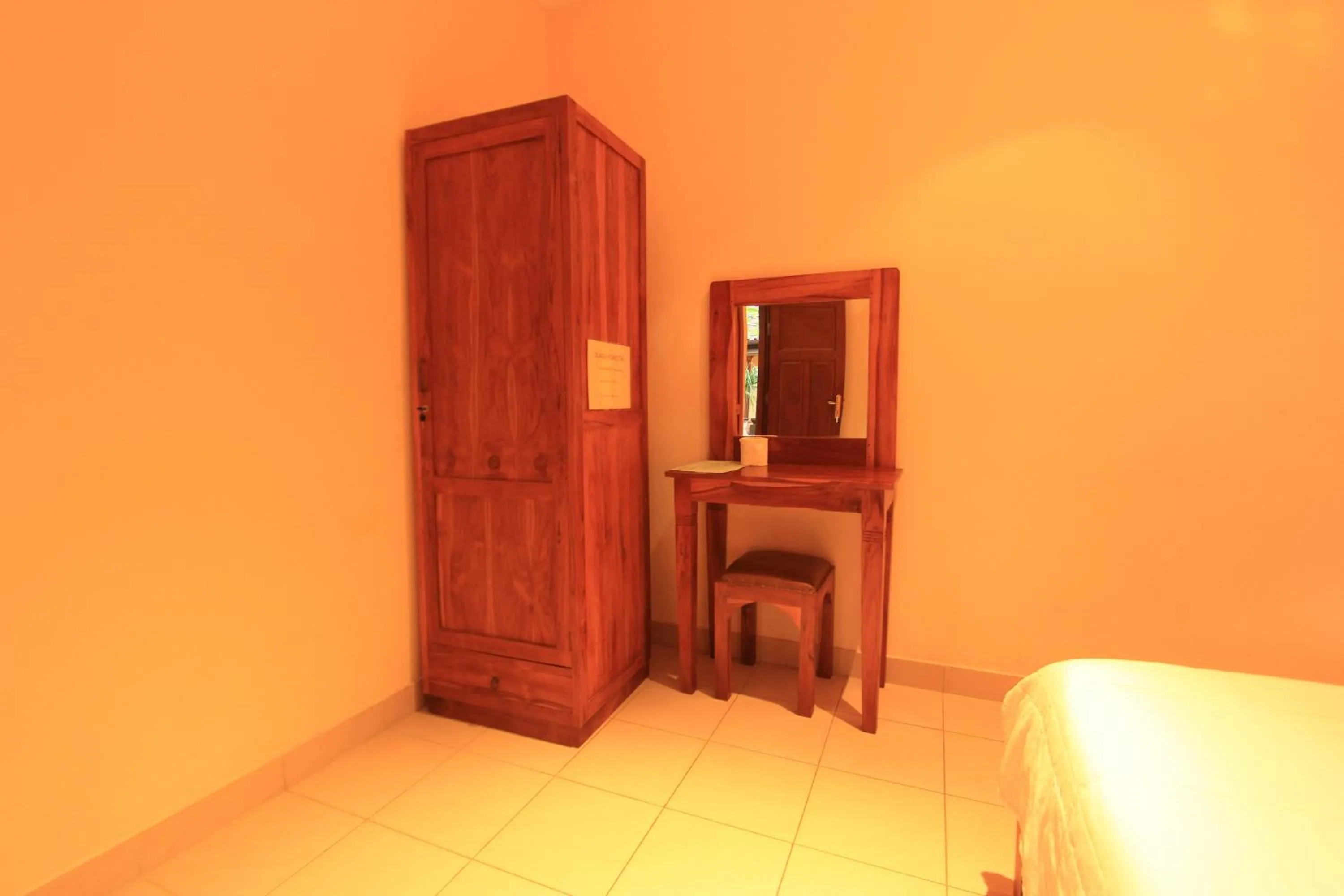 Decorative detail, Bed in Duana's Homestay