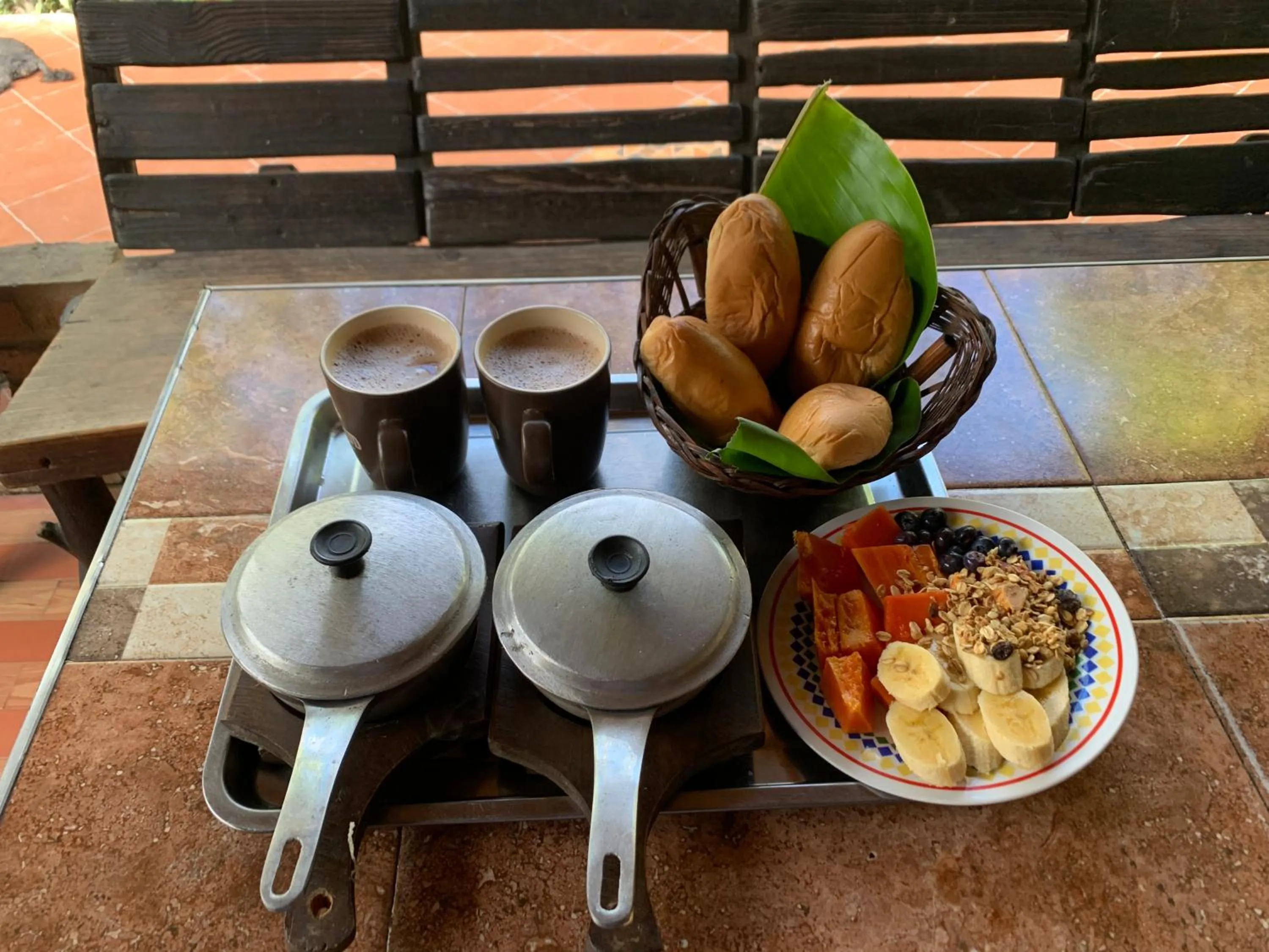 Breakfast in Hotel Campestre mirador CaloPala