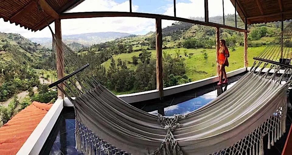 Balcony/Terrace in Hotel Campestre mirador CaloPala