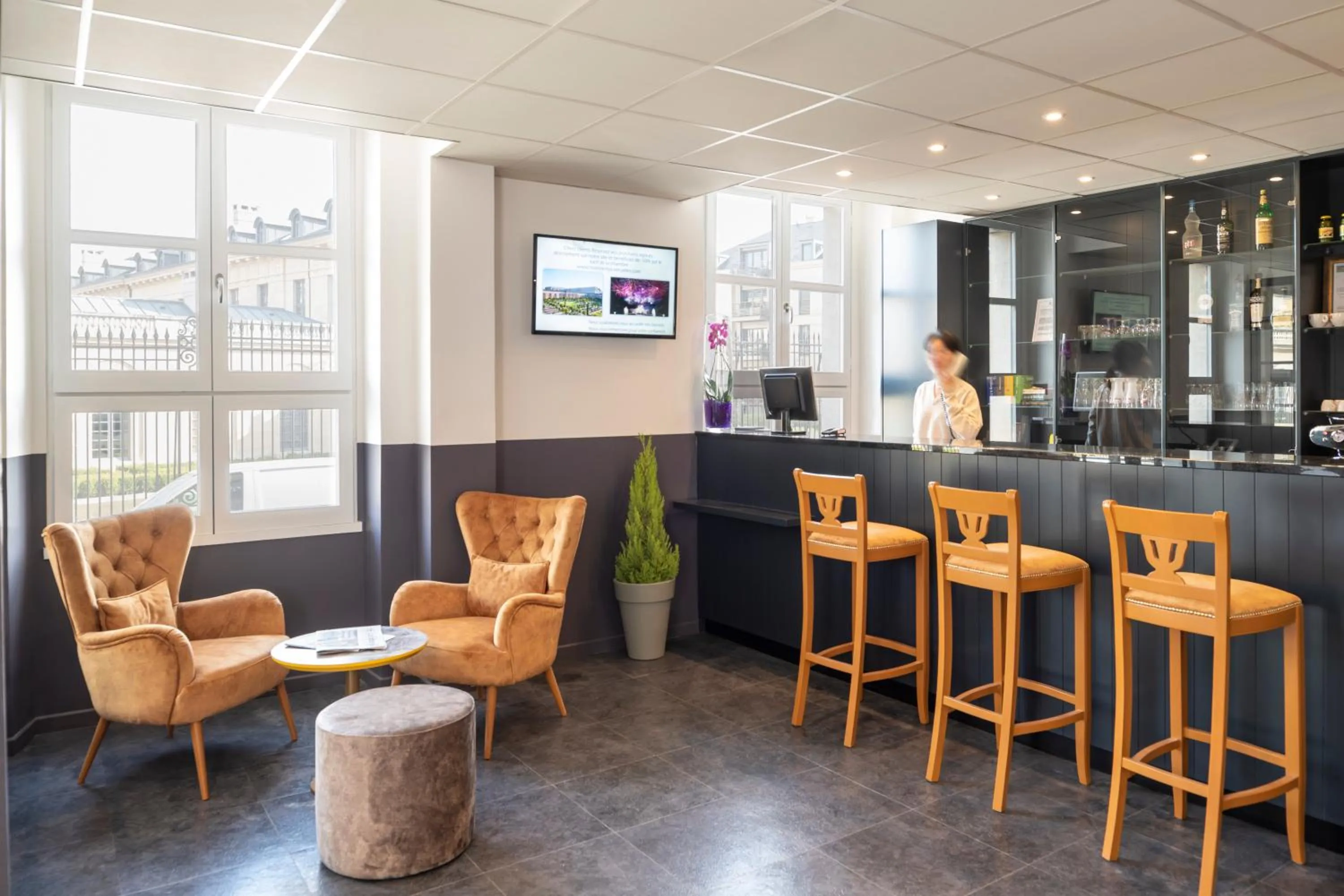 Lobby or reception in Hotel des Lys