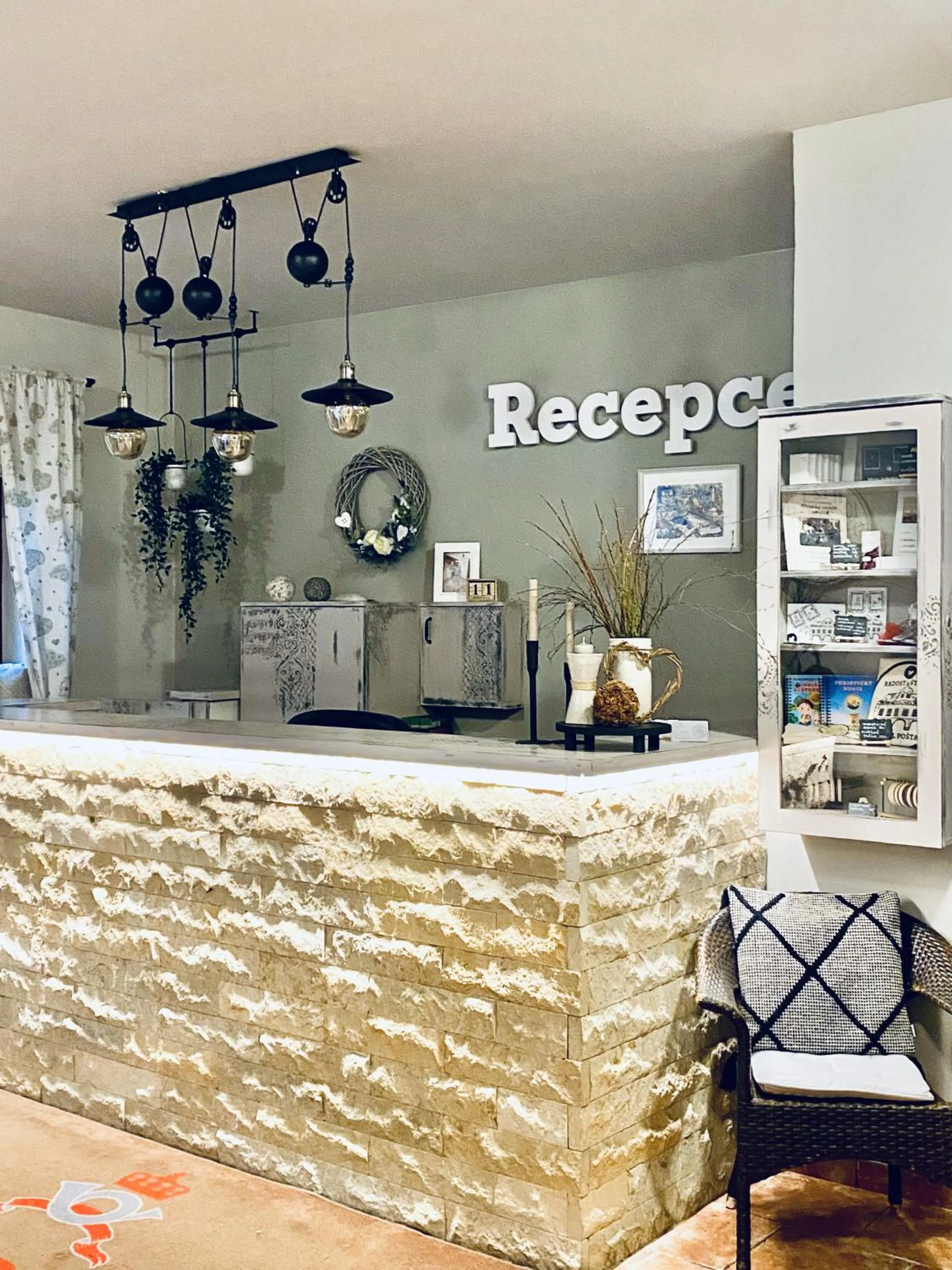 Lobby or reception in Hotel Pošta