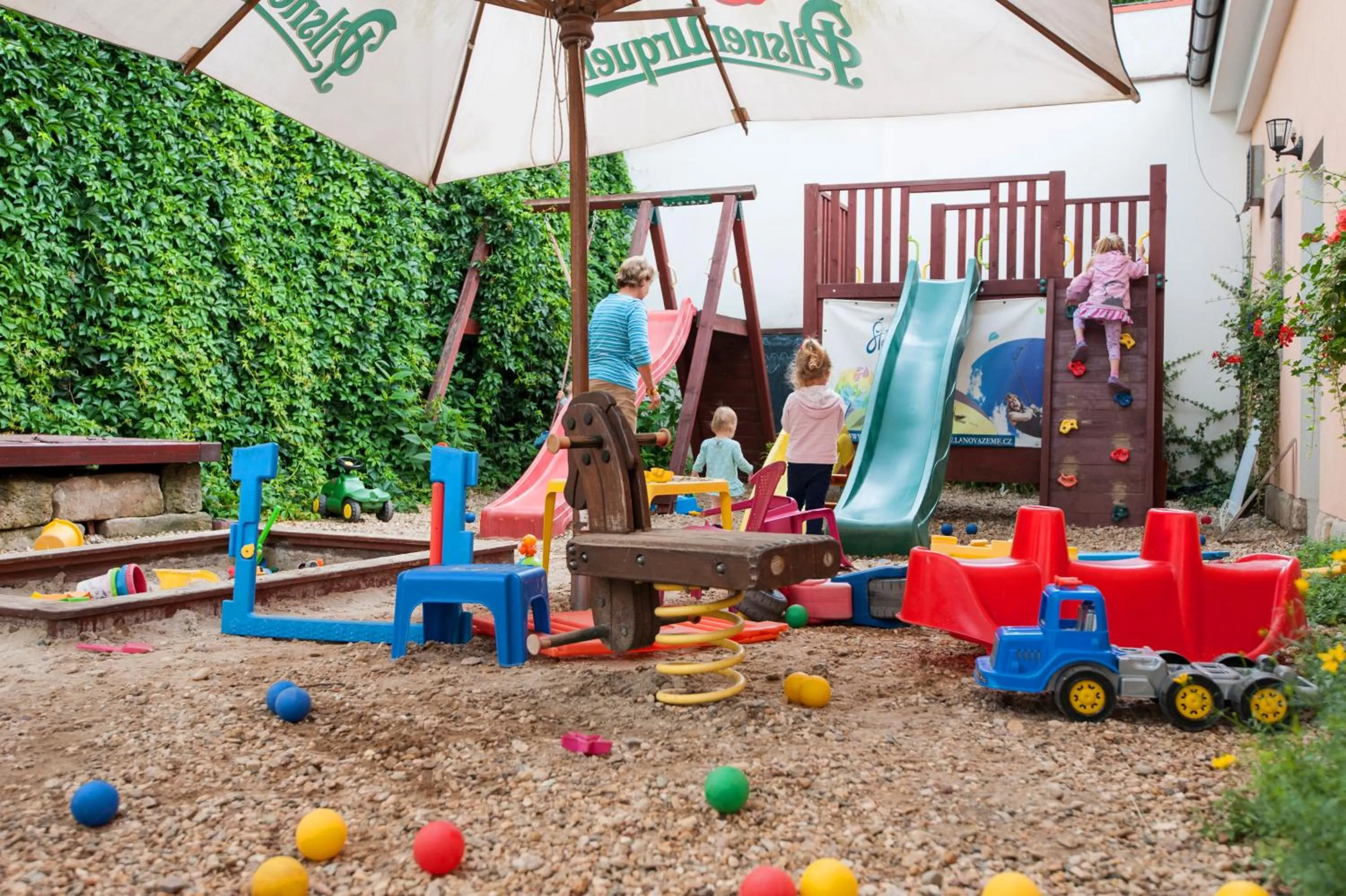 Garden in Hotel Pošta