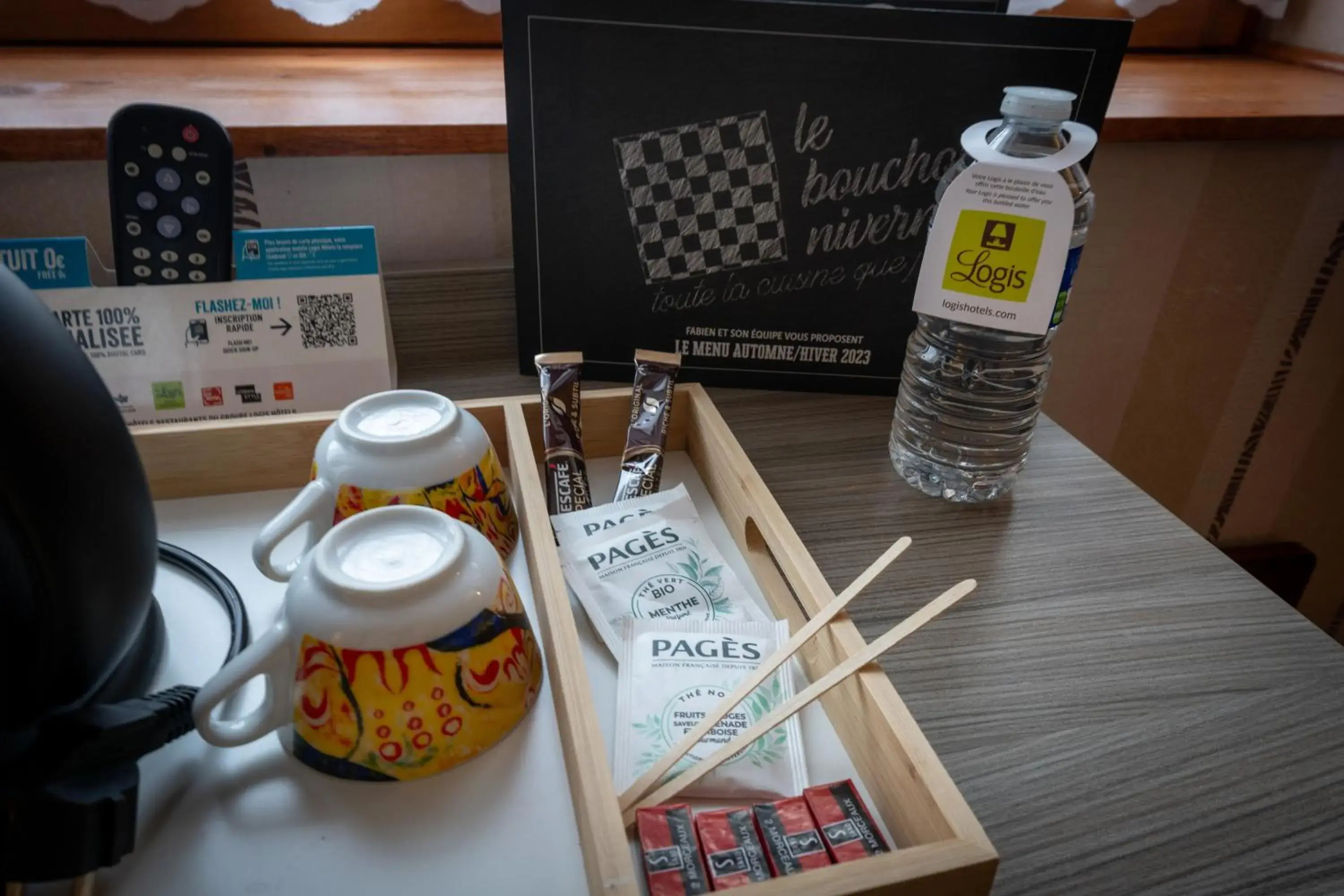 Double Room in Logis hôtel Au Relais Nivernais Double Room in Logis hôtel Au Relais Nivernais