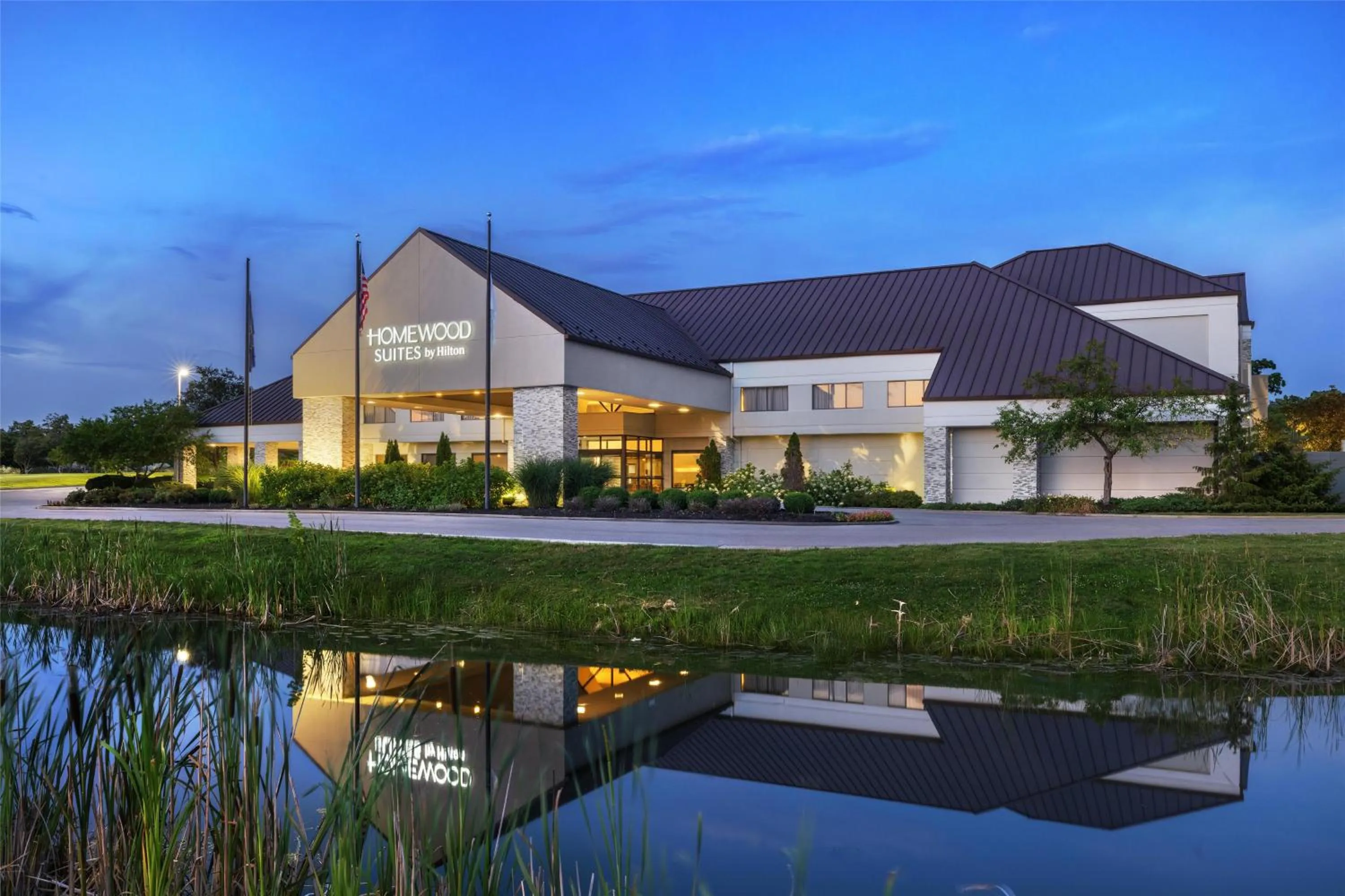 Property building in Homewood Suites by Hilton Indianapolis Carmel