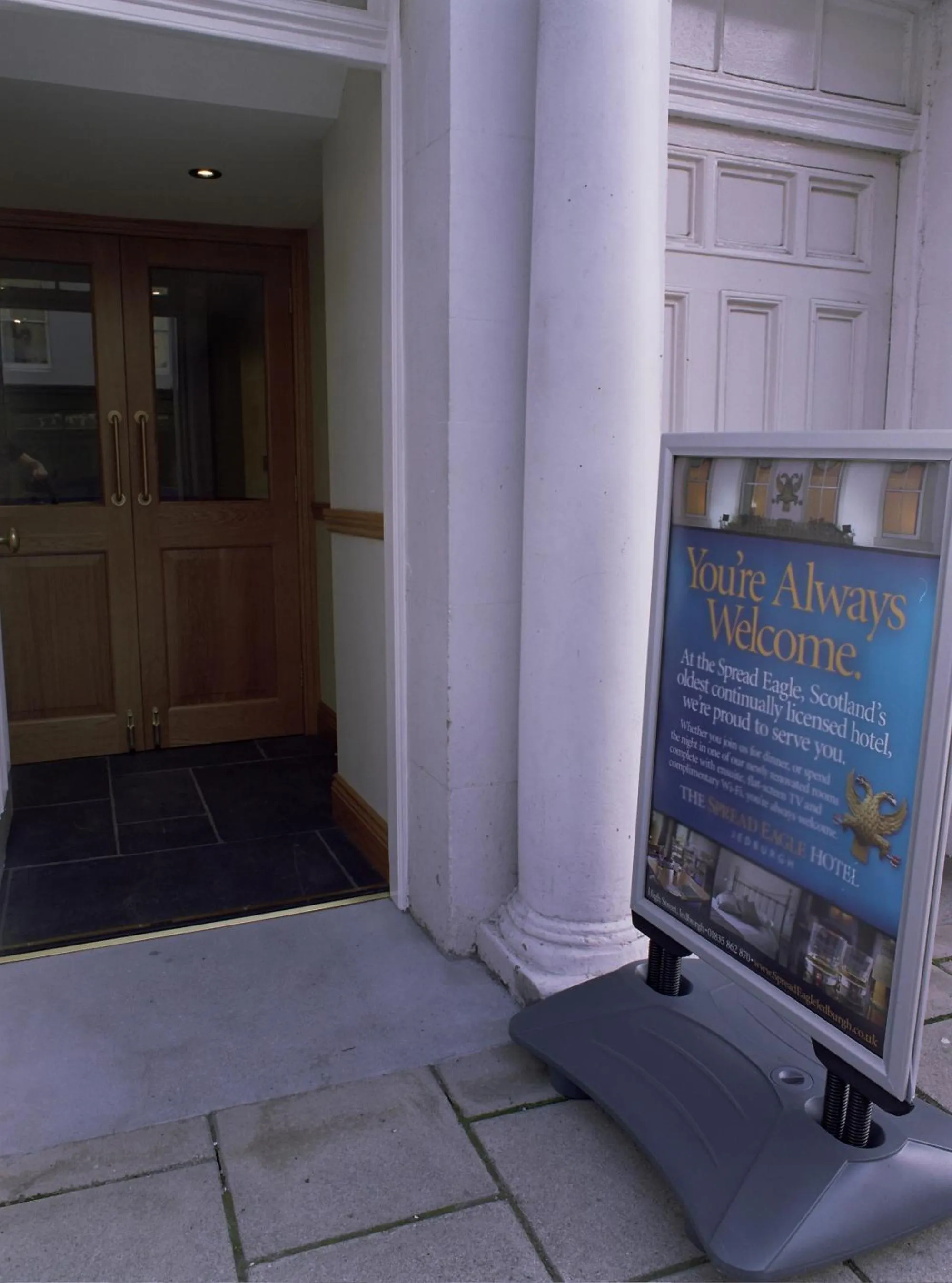 Facade/entrance in The Spread Eagle Hotel