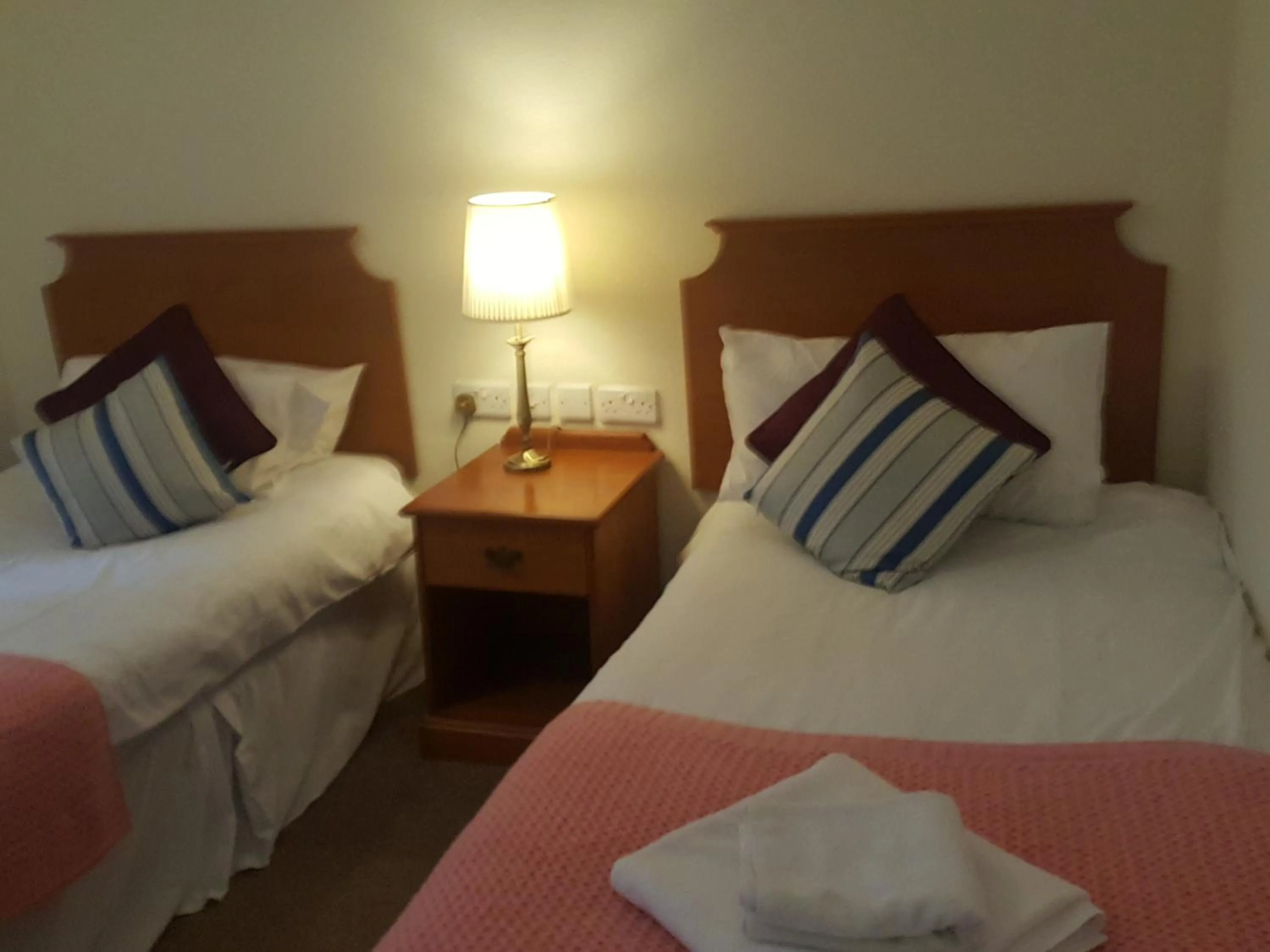 Bed in The Spread Eagle Hotel