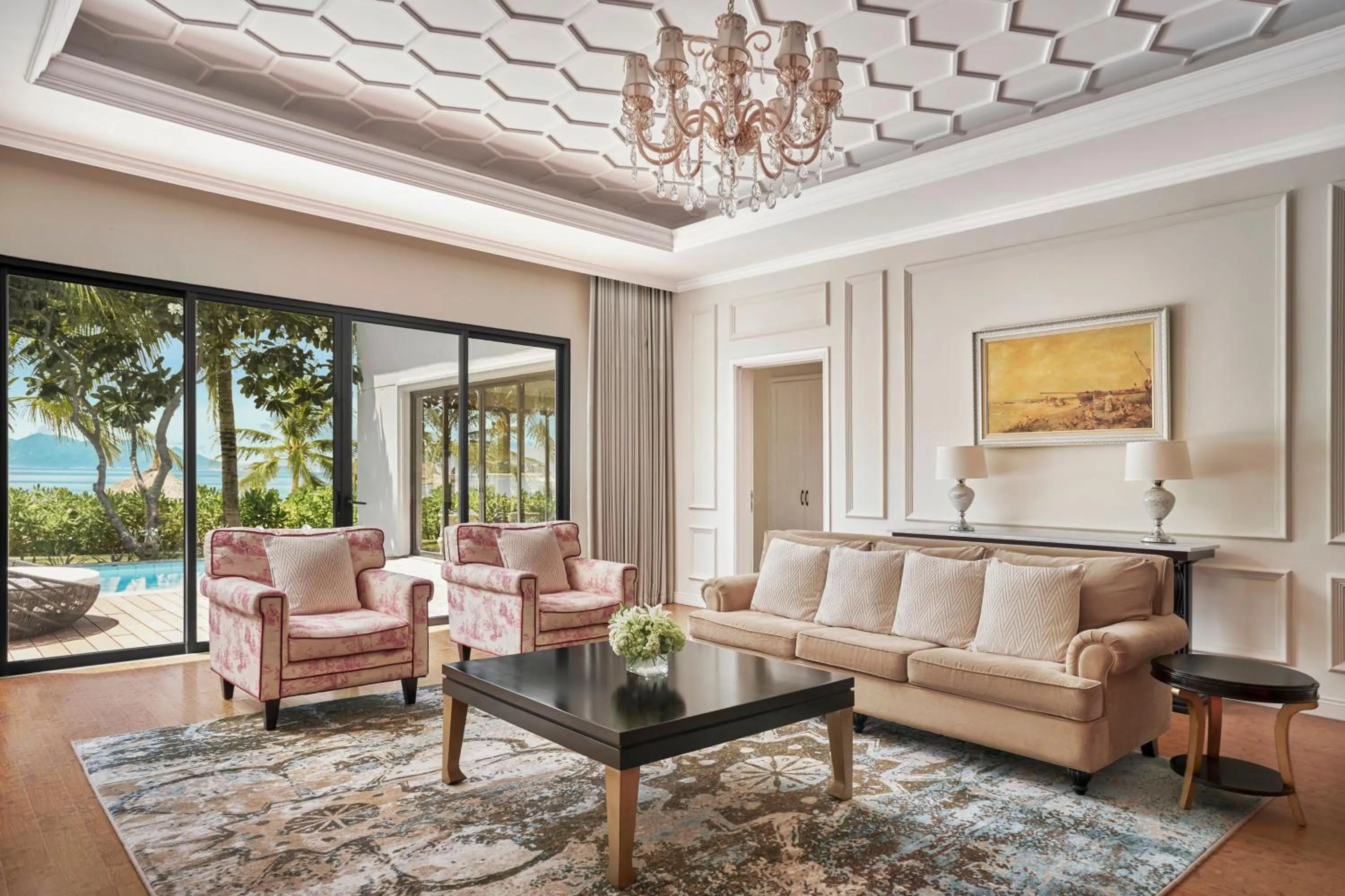 Living room in Nha Trang Marriott Resort & Spa, Hon Tre Island