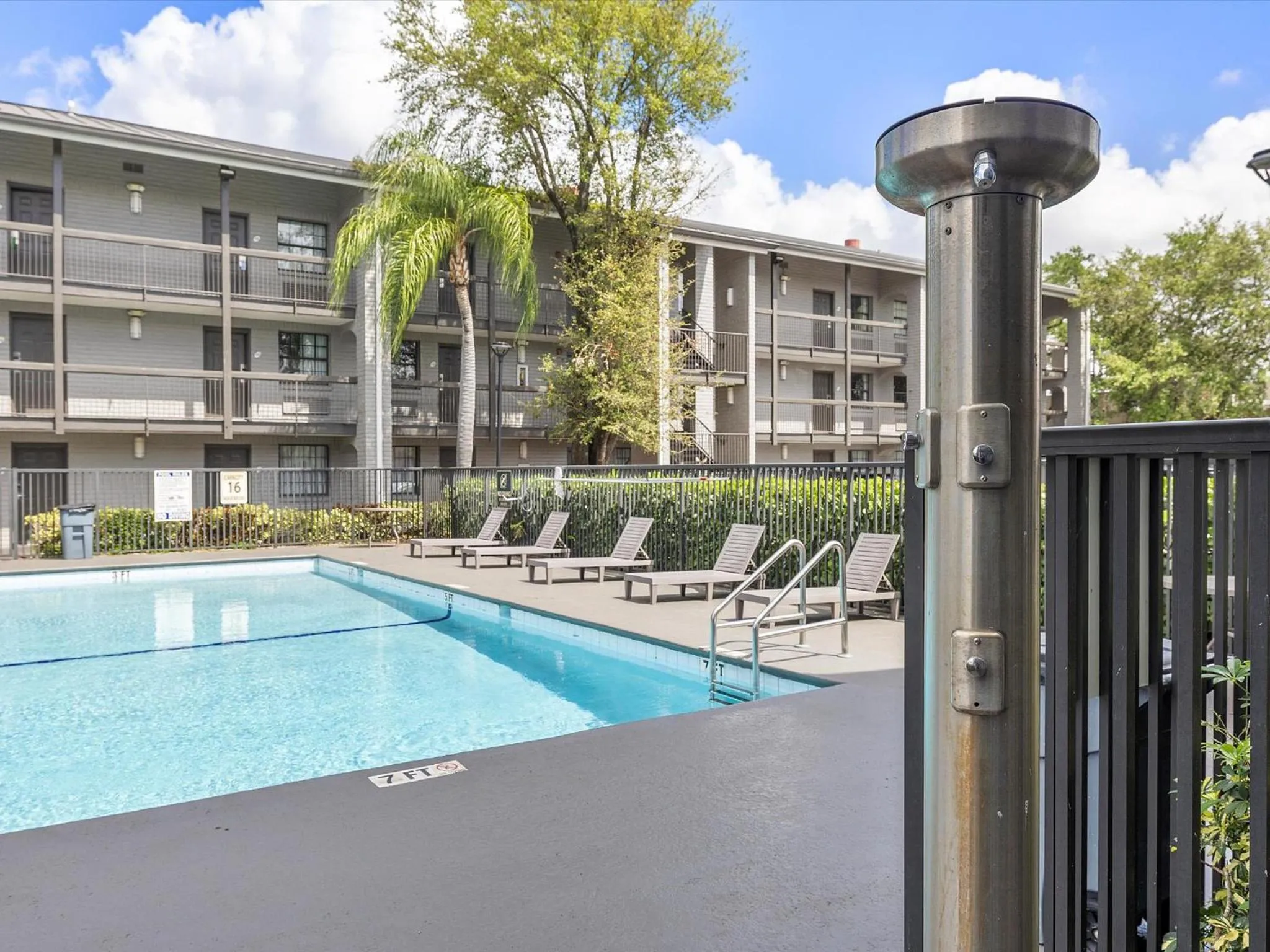 Swimming pool in La Quinta Inn by Wyndham Miami Airport North