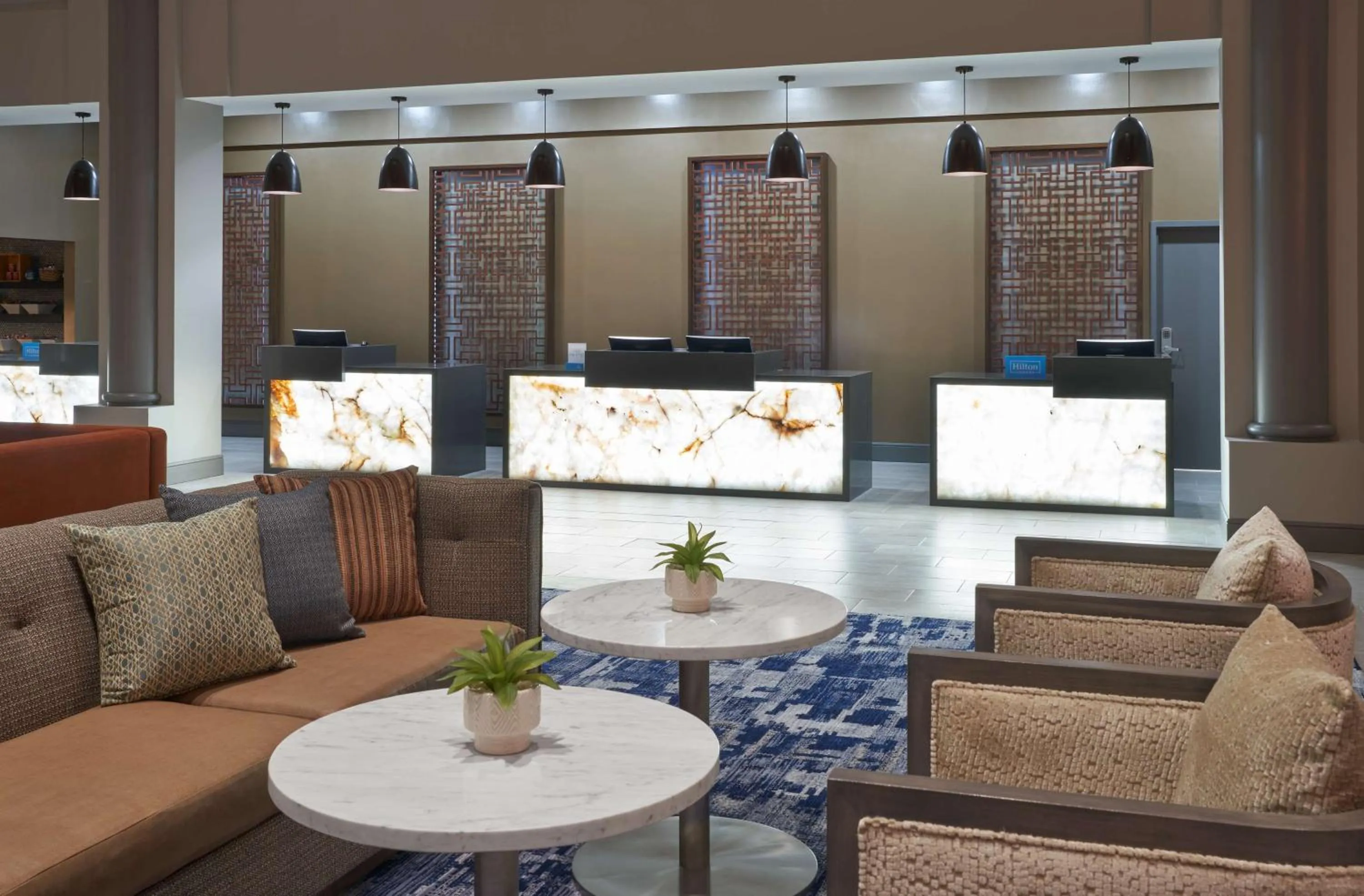 Lobby or reception in Hilton Houston North