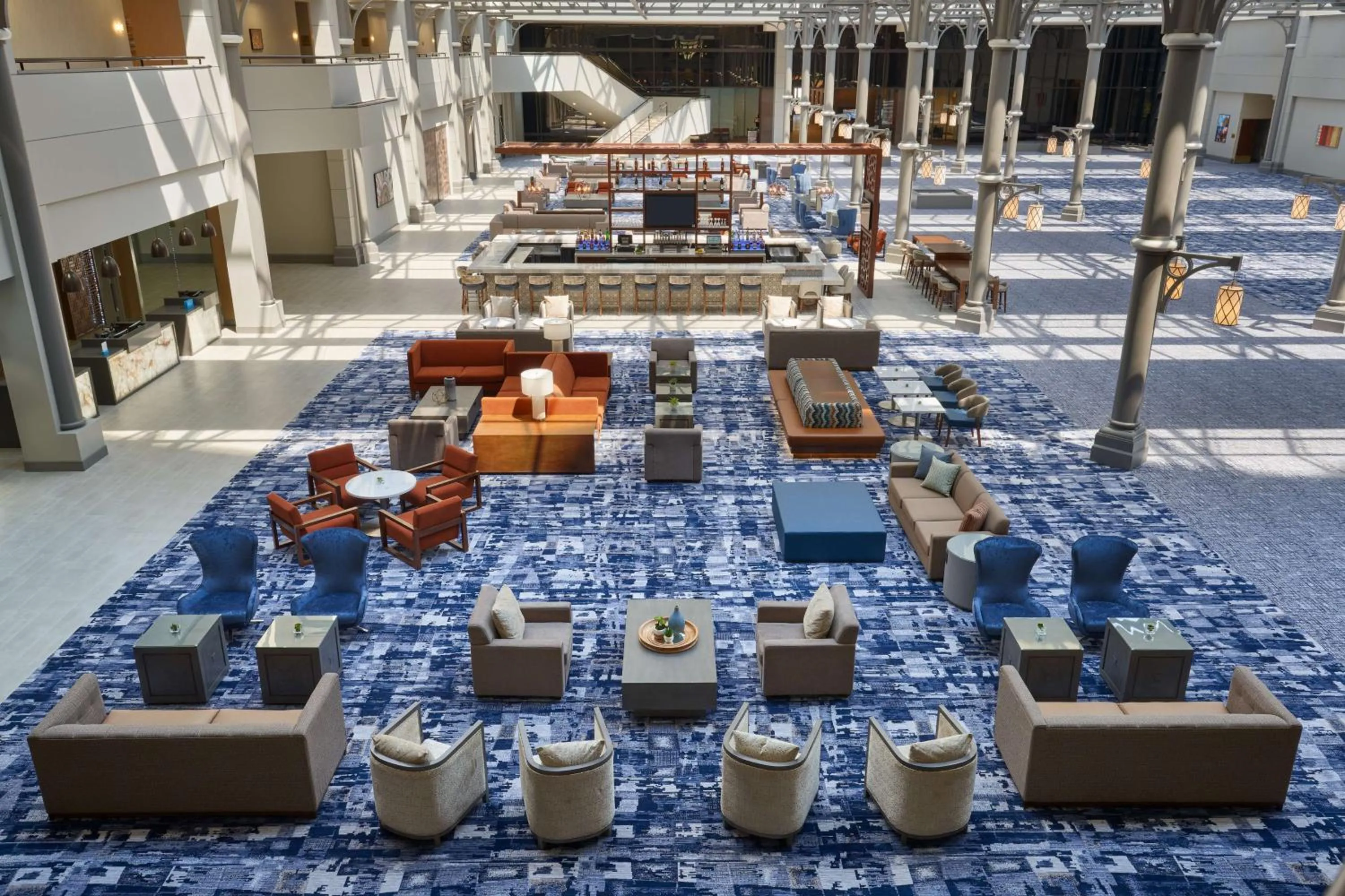 Lobby or reception in Hilton Houston North