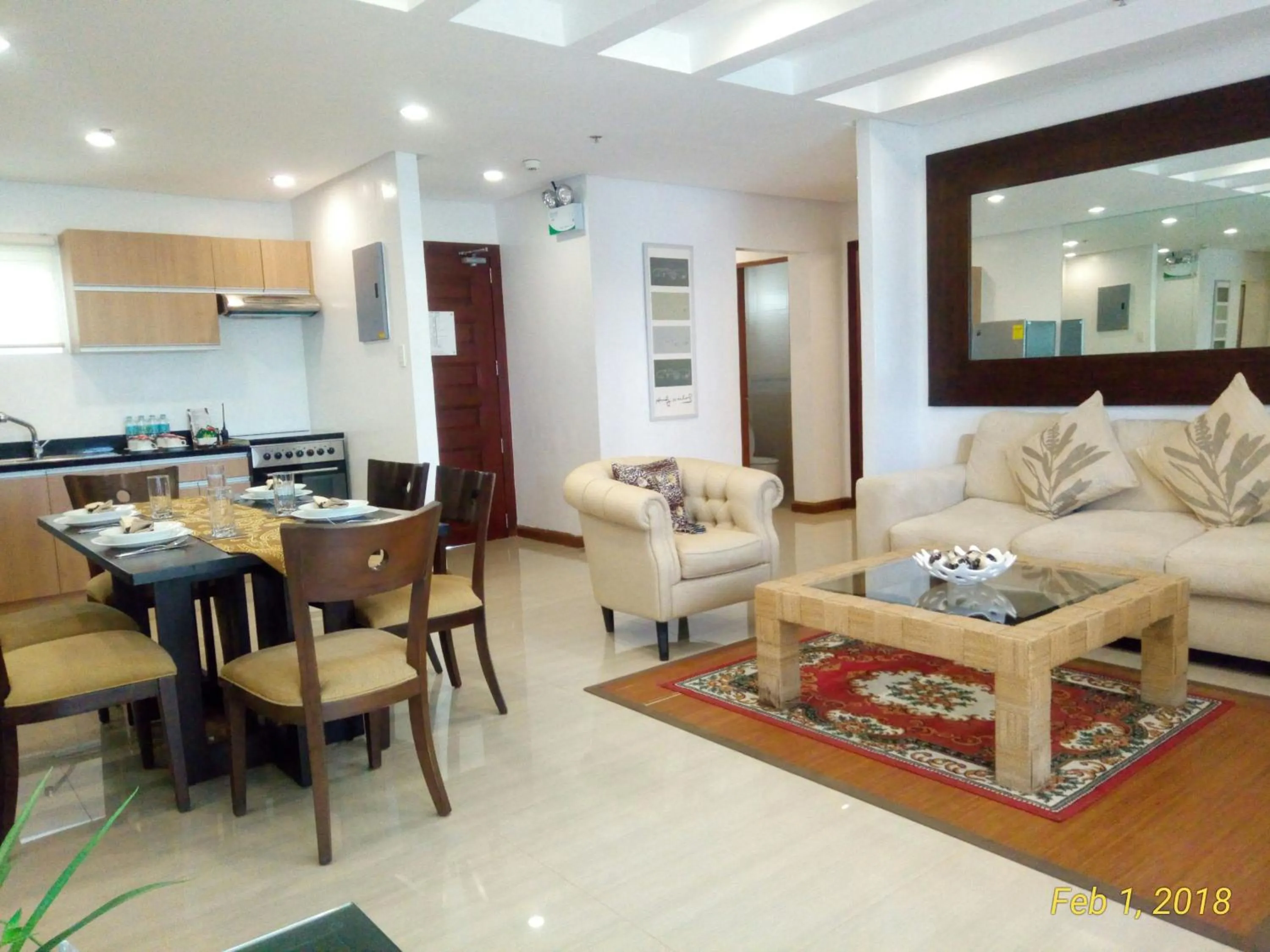 Living room in Centtro Residences