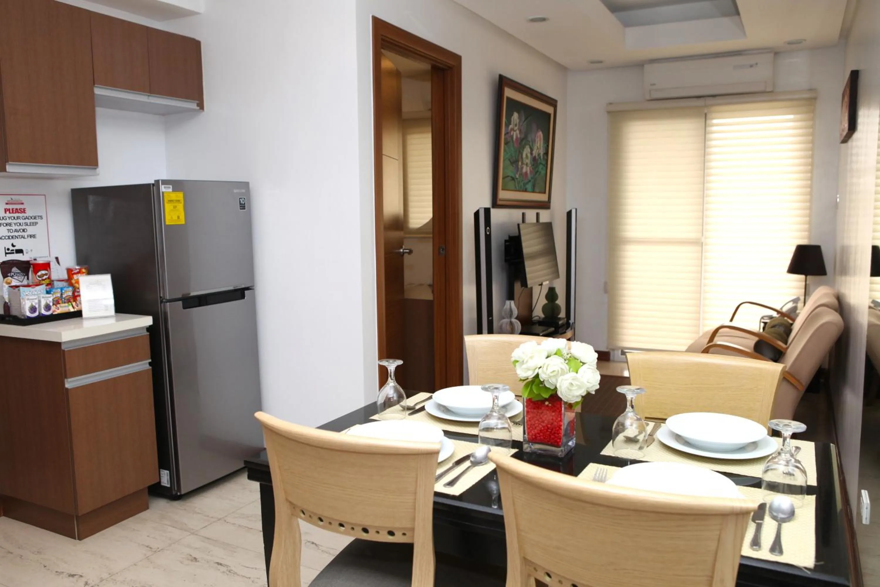 Living room in Centtro Residences