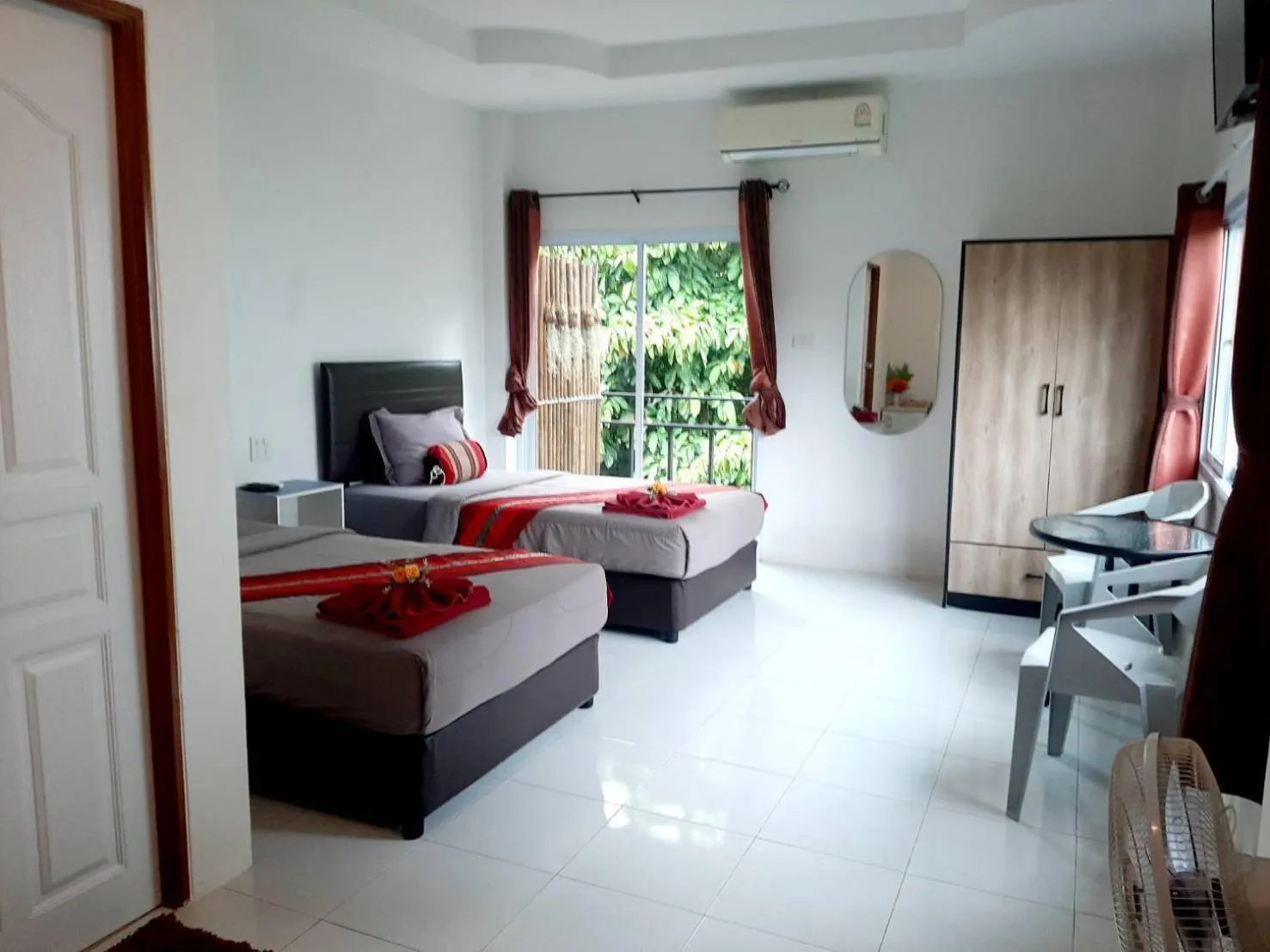 Bed in K.K. Park Resort