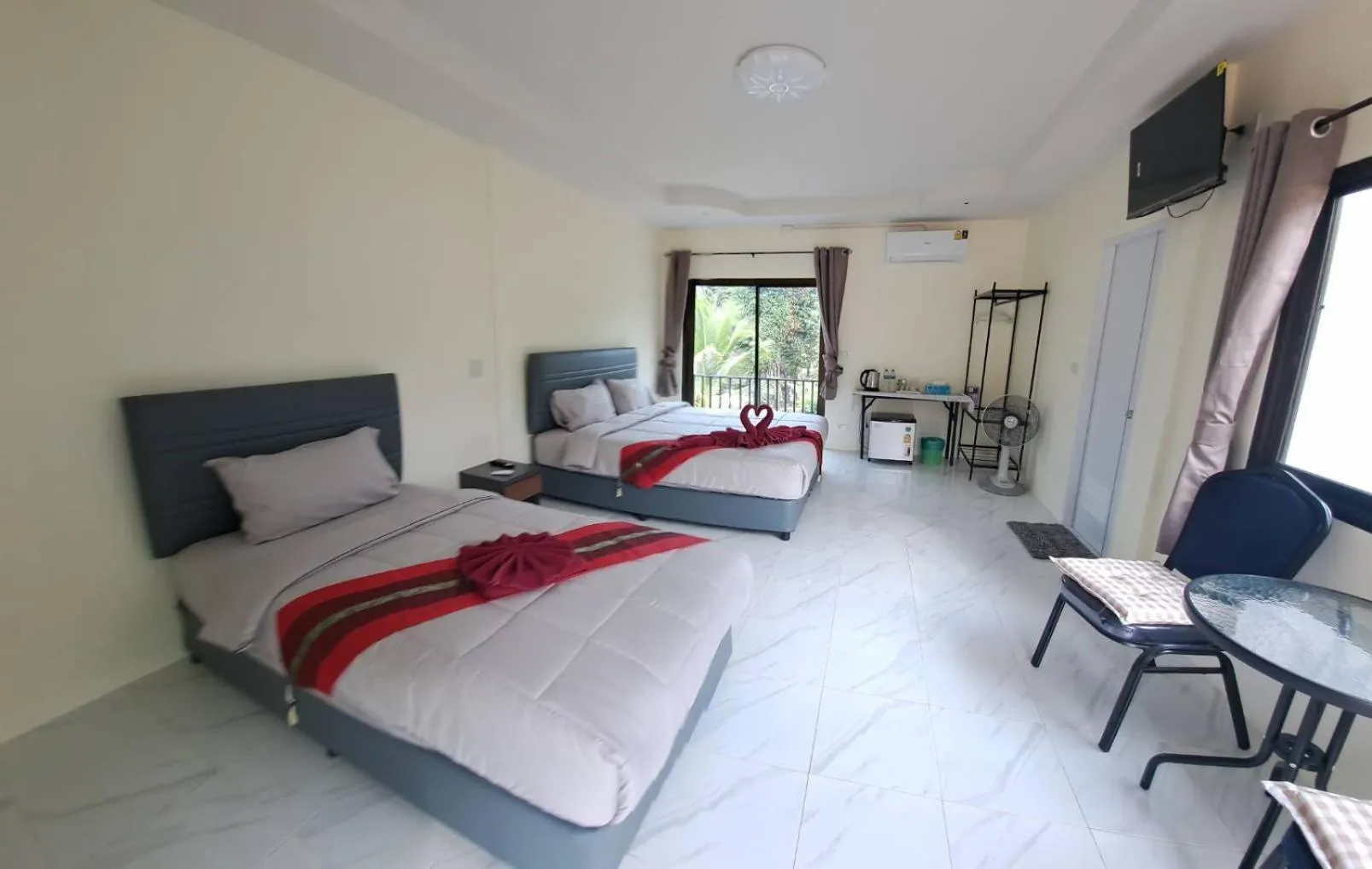 Bed in K.K. Park Resort