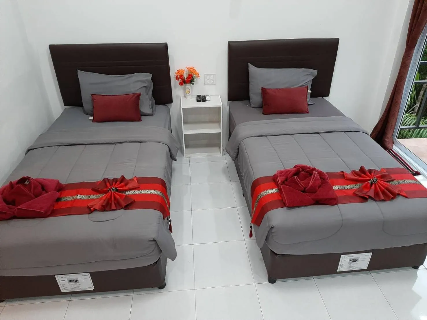 Bed in K.K. Park Resort