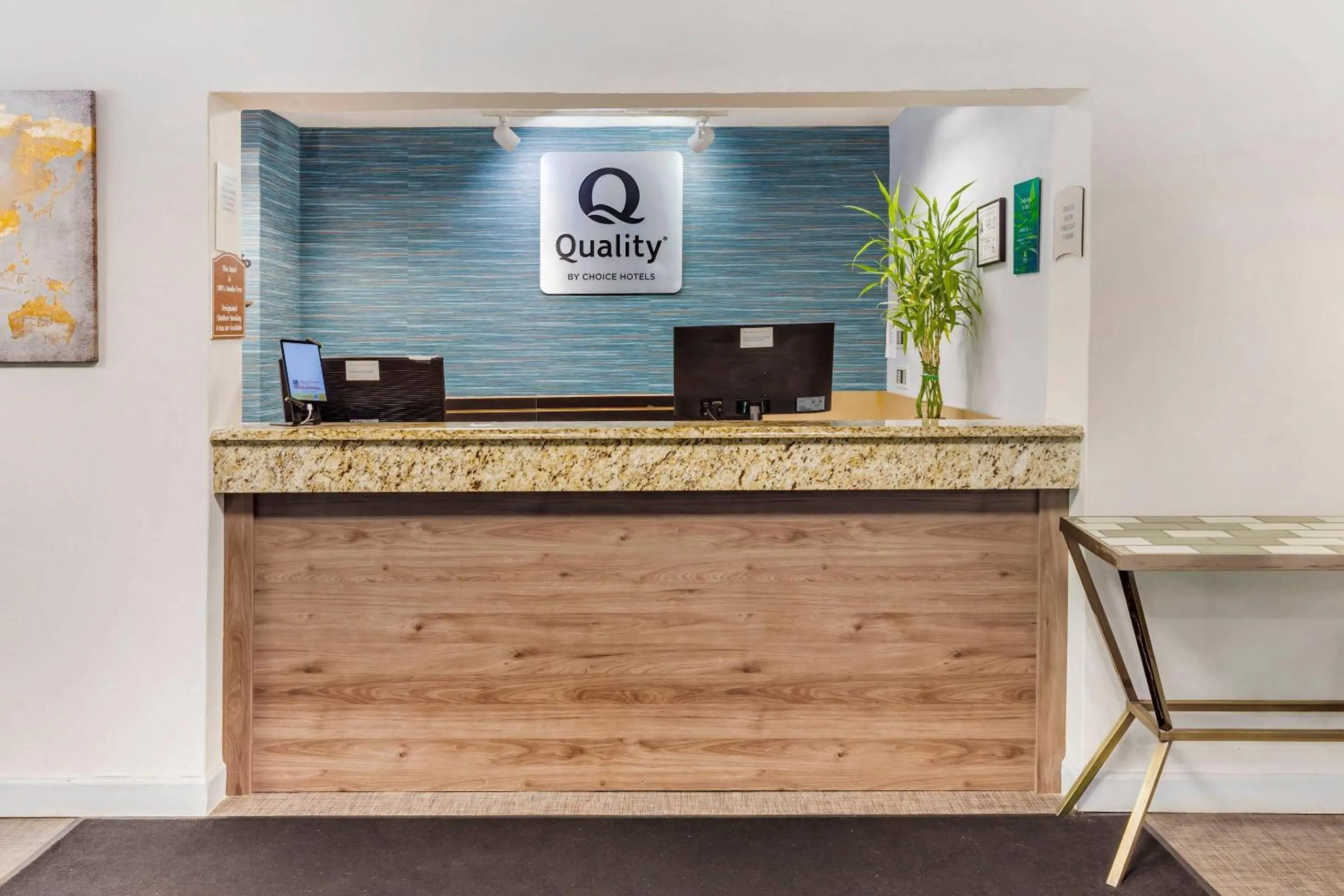 Lobby or reception in Quality Inn & Suites Raleigh Durham Airport