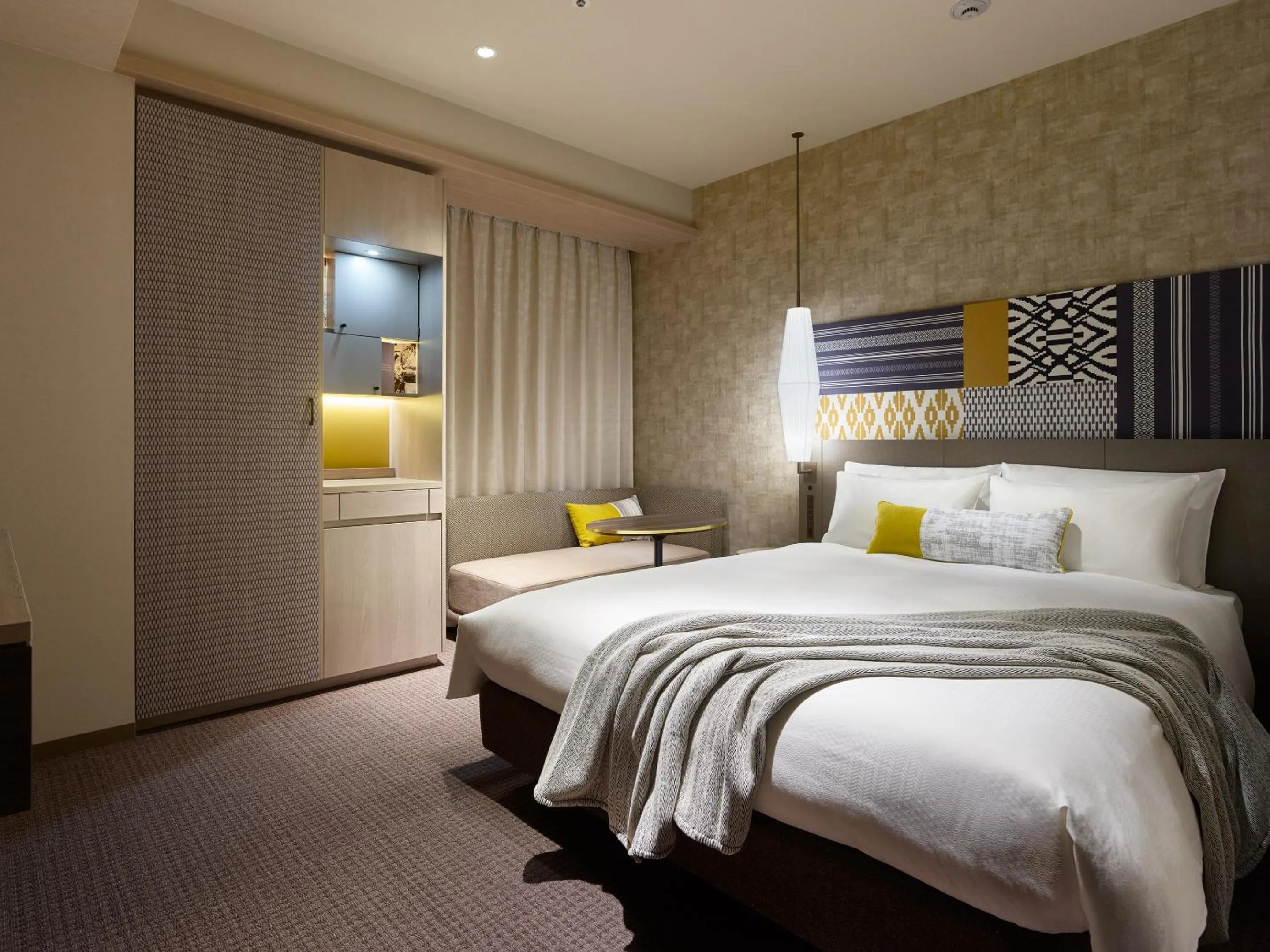 Photo of the whole room, Bed in Mitsui Garden Hotel Fukuoka Gion