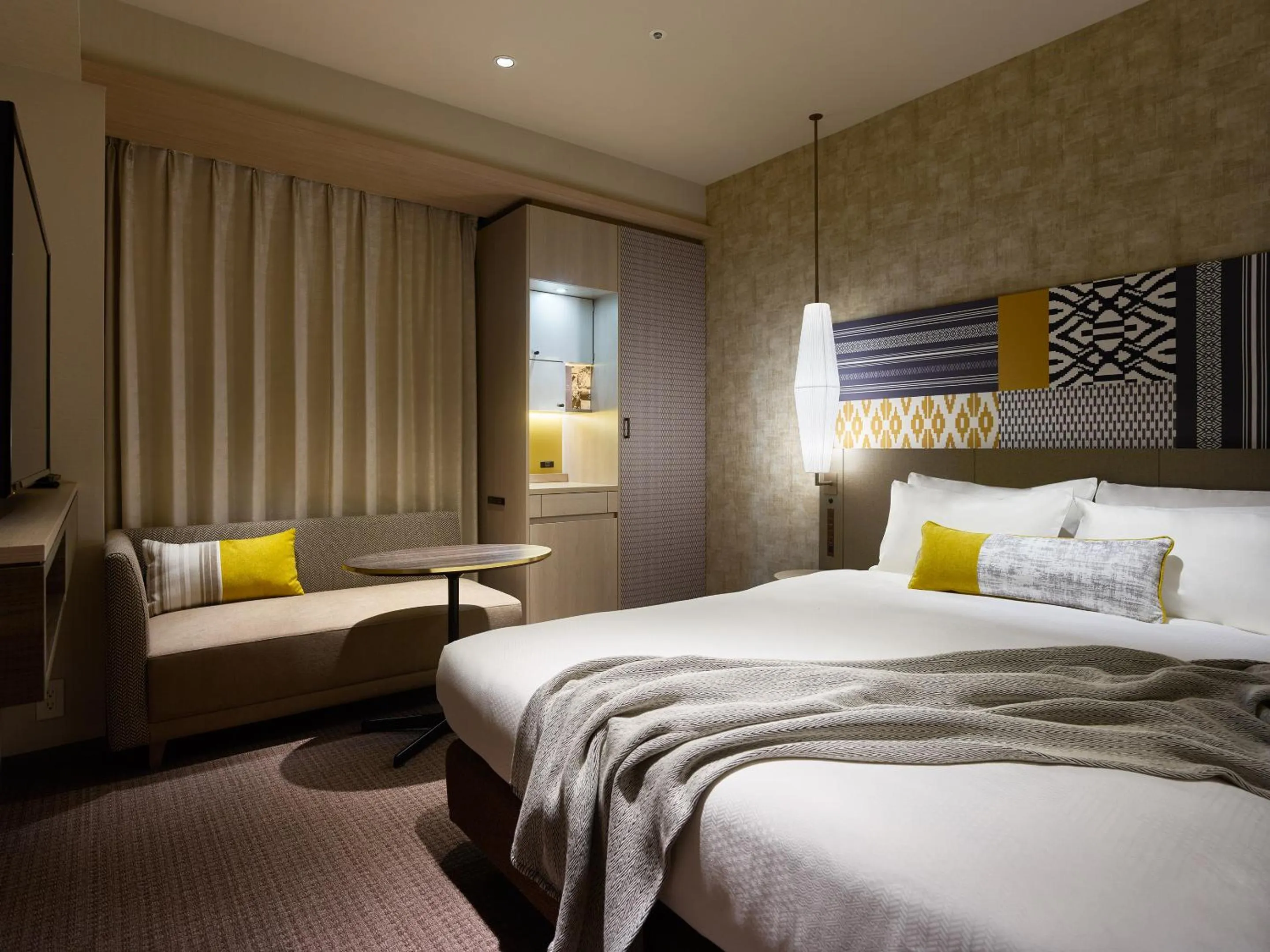 Photo of the whole room, Bed in Mitsui Garden Hotel Fukuoka Gion