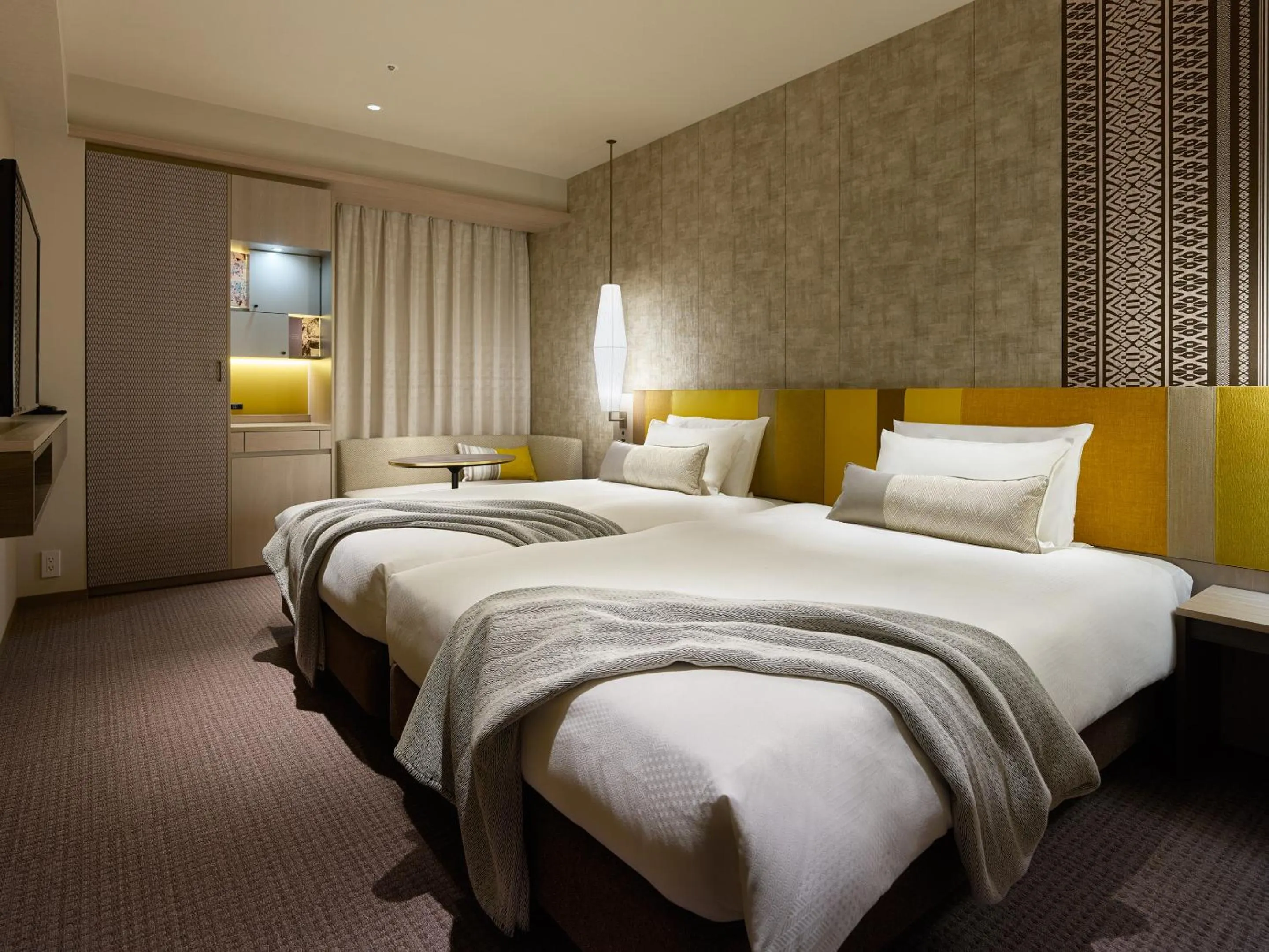 Photo of the whole room, Bed in Mitsui Garden Hotel Fukuoka Gion