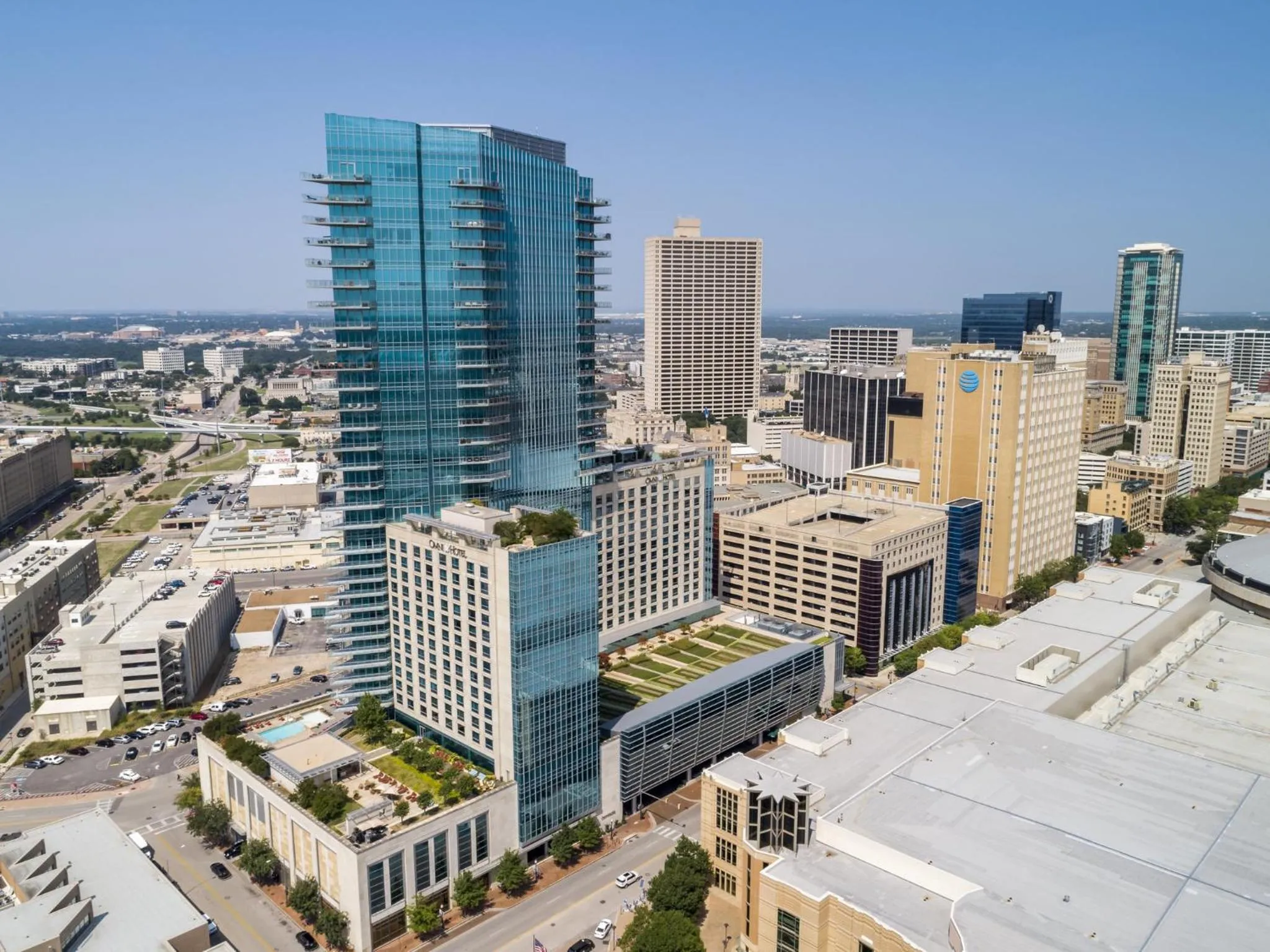 Property building in Omni Fort Worth Hotel