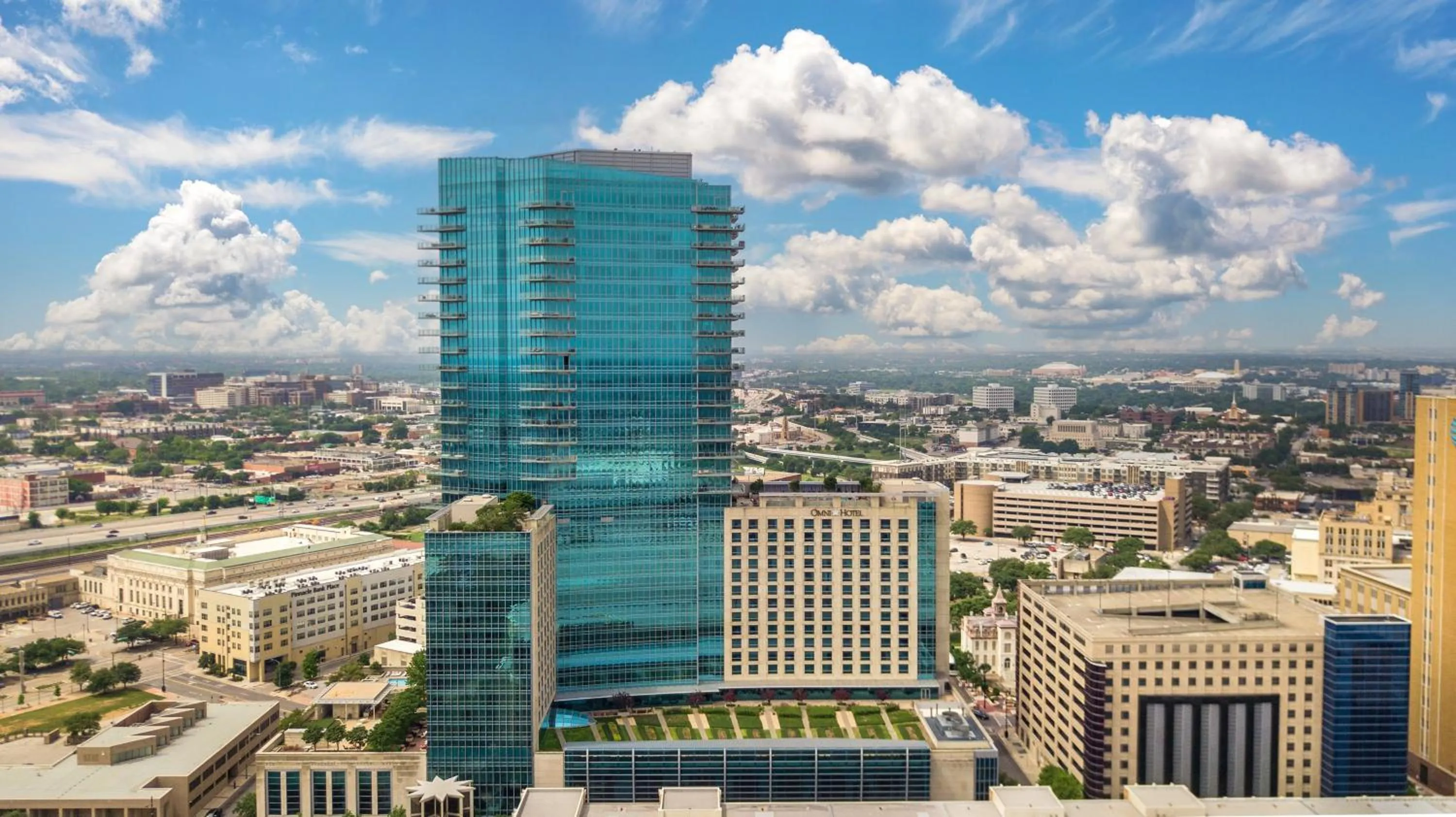 Property building in Omni Fort Worth Hotel