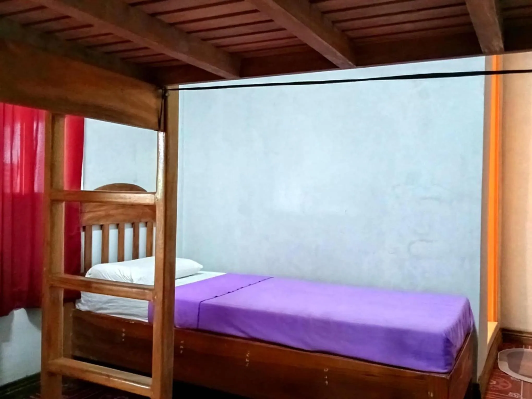 Bed in Banaue Pink Eco hostel