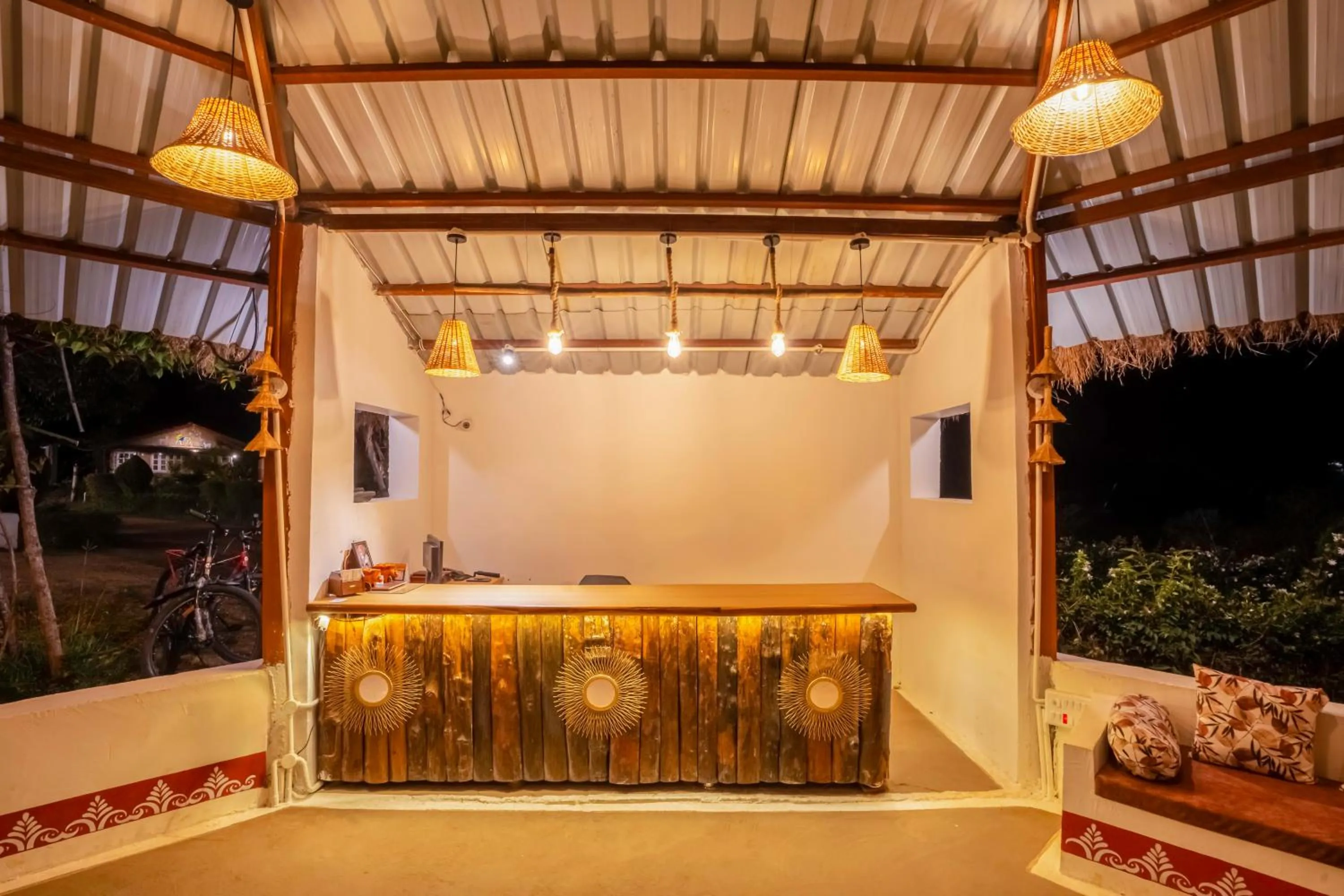 Lobby or reception in WOW STAYZ2 Pachmarhi Foothill Cottages