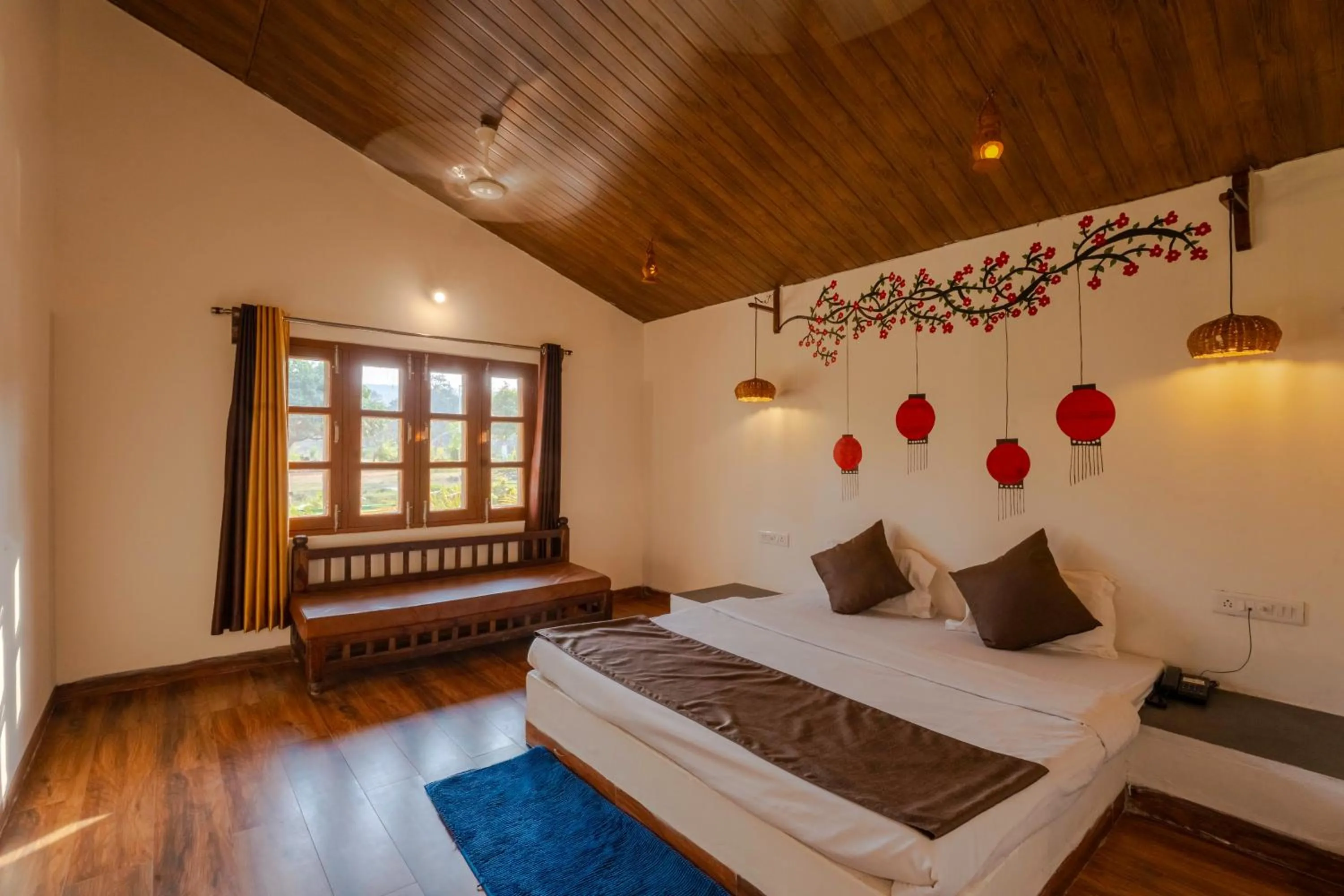 Bedroom, Bed in WOW STAYZ2 Pachmarhi Foothill Cottages
