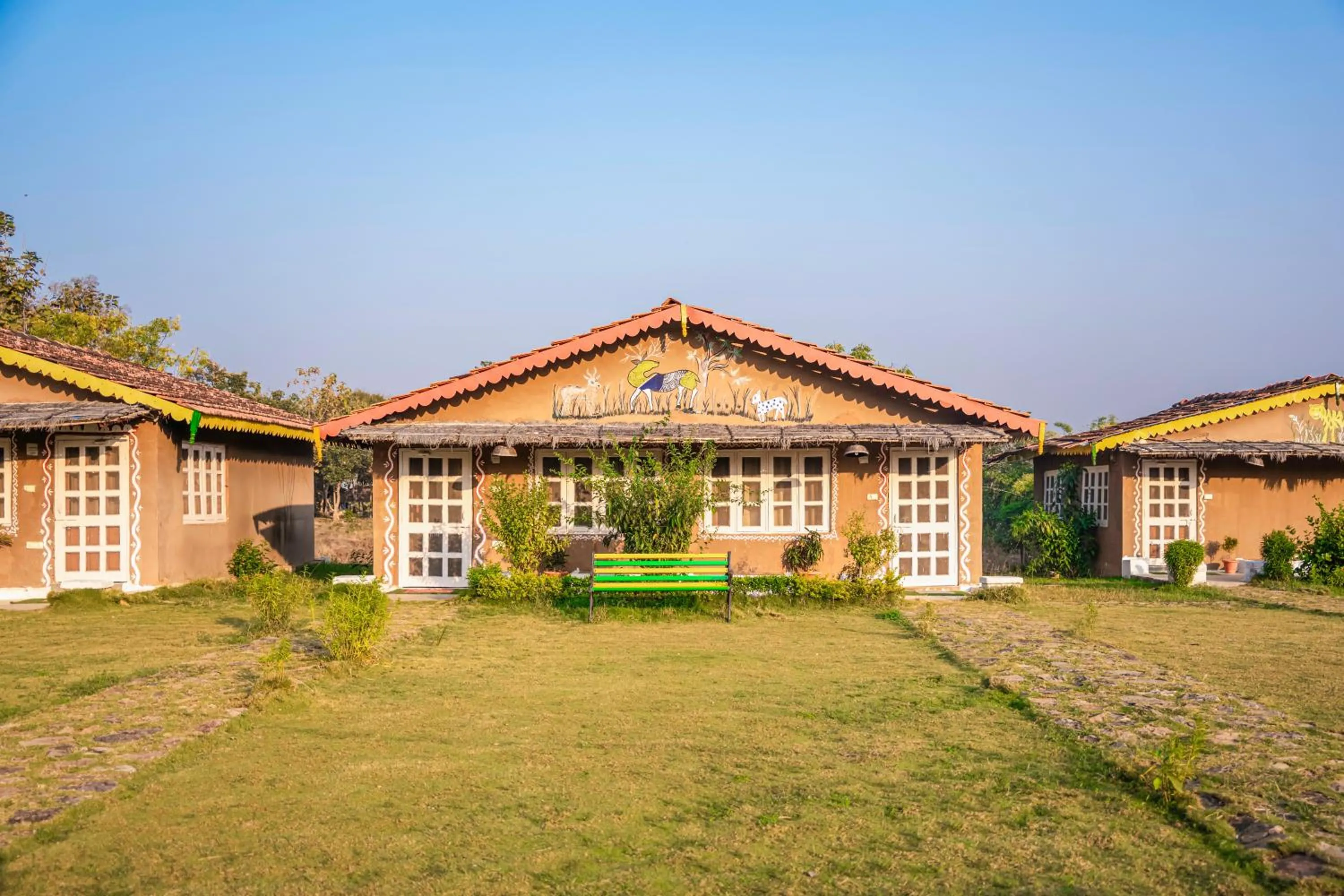 Property building in WOW STAYZ2 Pachmarhi Foothill Cottages