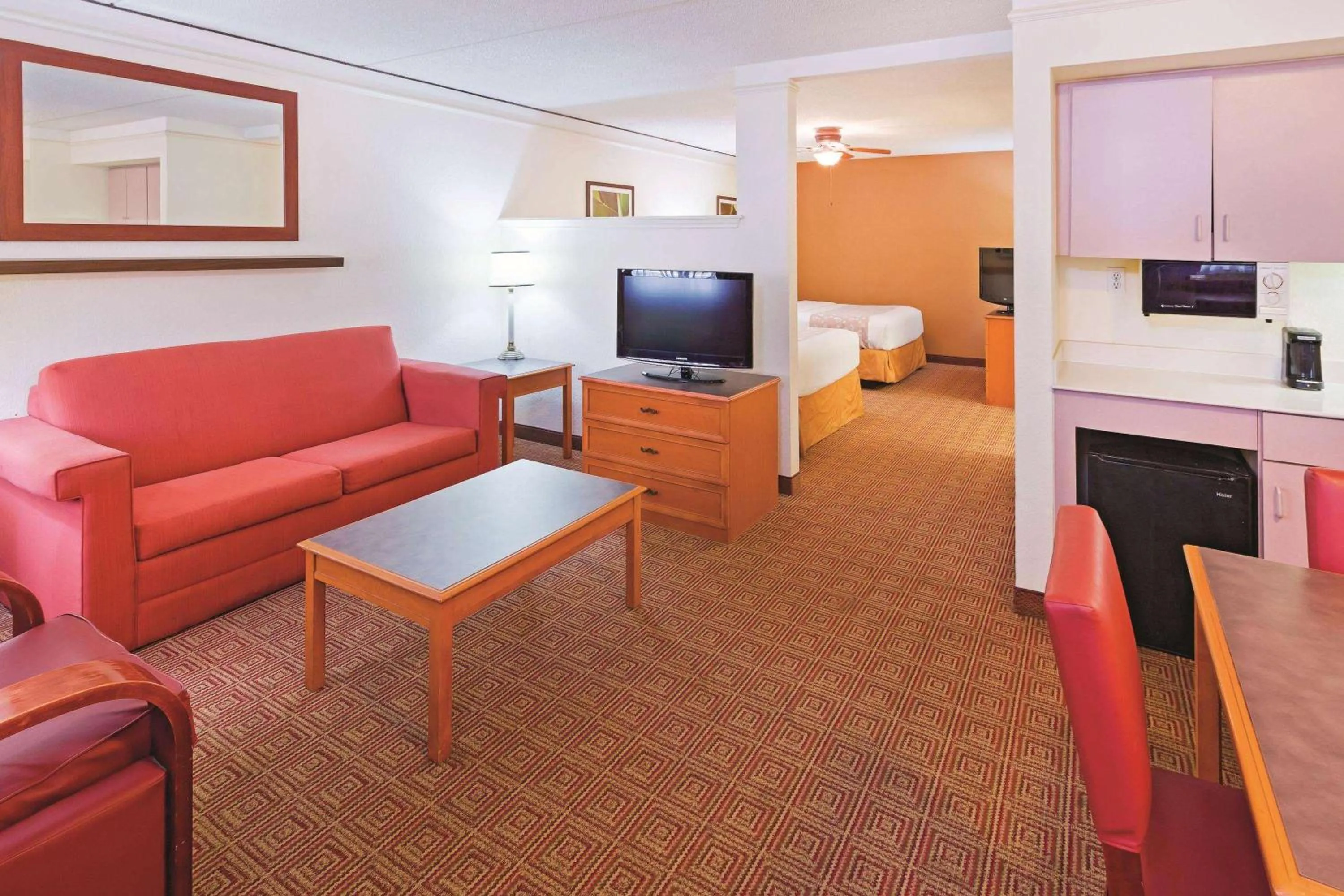 Photo of the whole room in Super 8 by Wyndham San Antonio Near SeaWorld Ingram Park