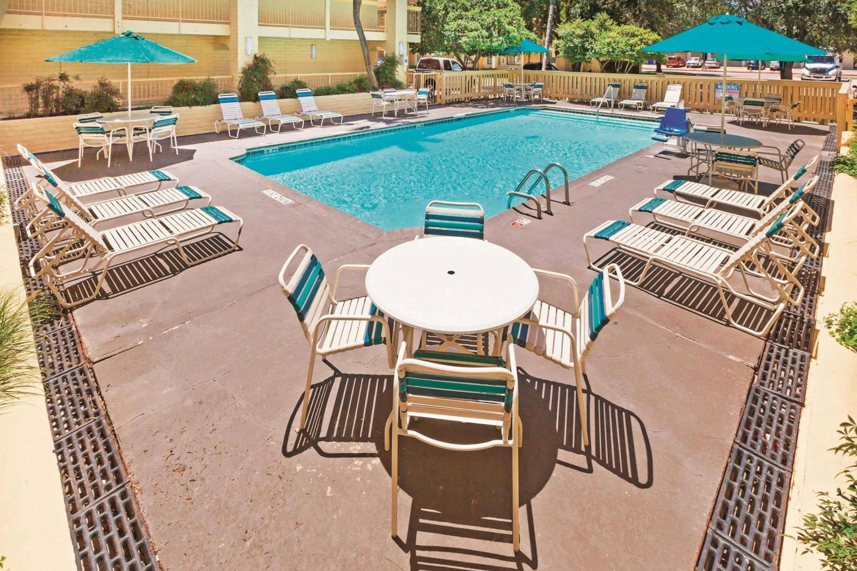 Pool view in Super 8 by Wyndham San Antonio Near SeaWorld Ingram Park