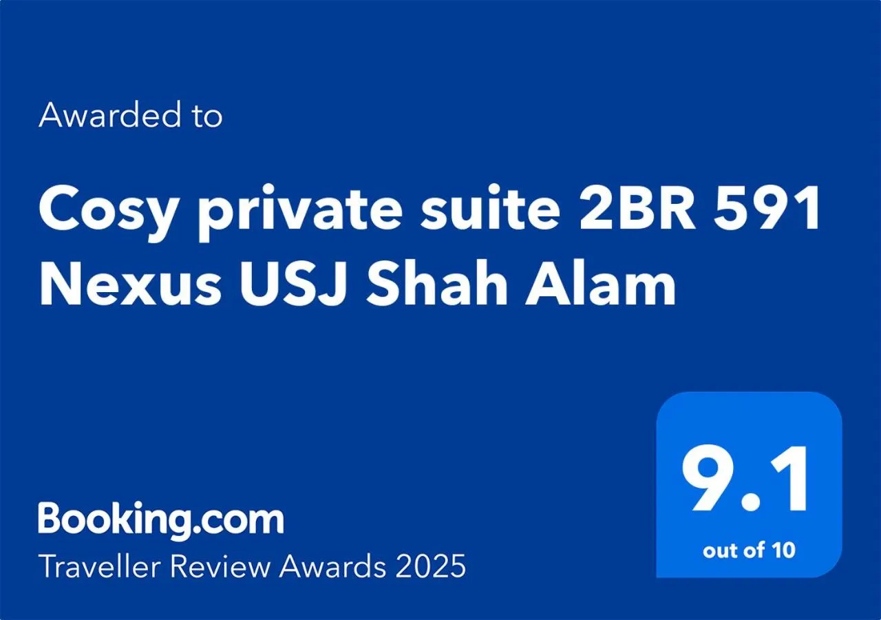 Cosy private suite 2BR 591 Nexus USJ Shah Alam