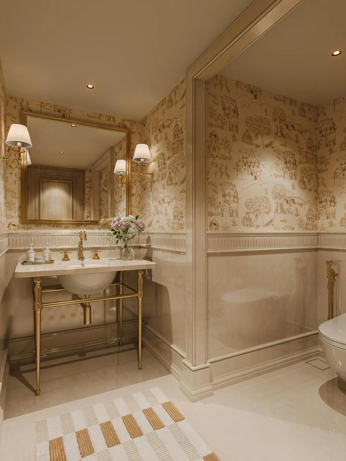 Bathroom, Bed in Taj Aravali Resort & Spa Udaipur