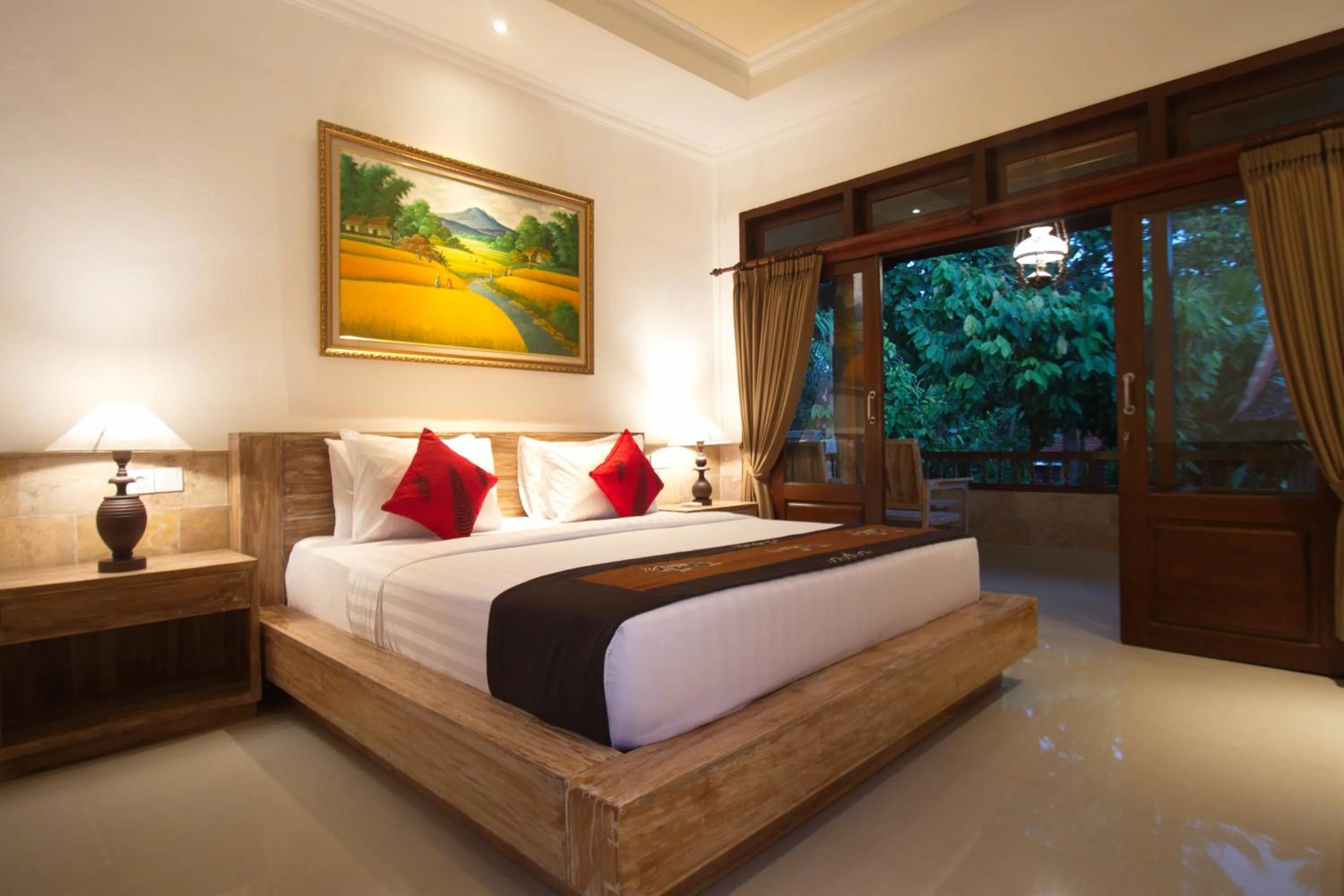Bathroom, Bed in Ubud Terrace
