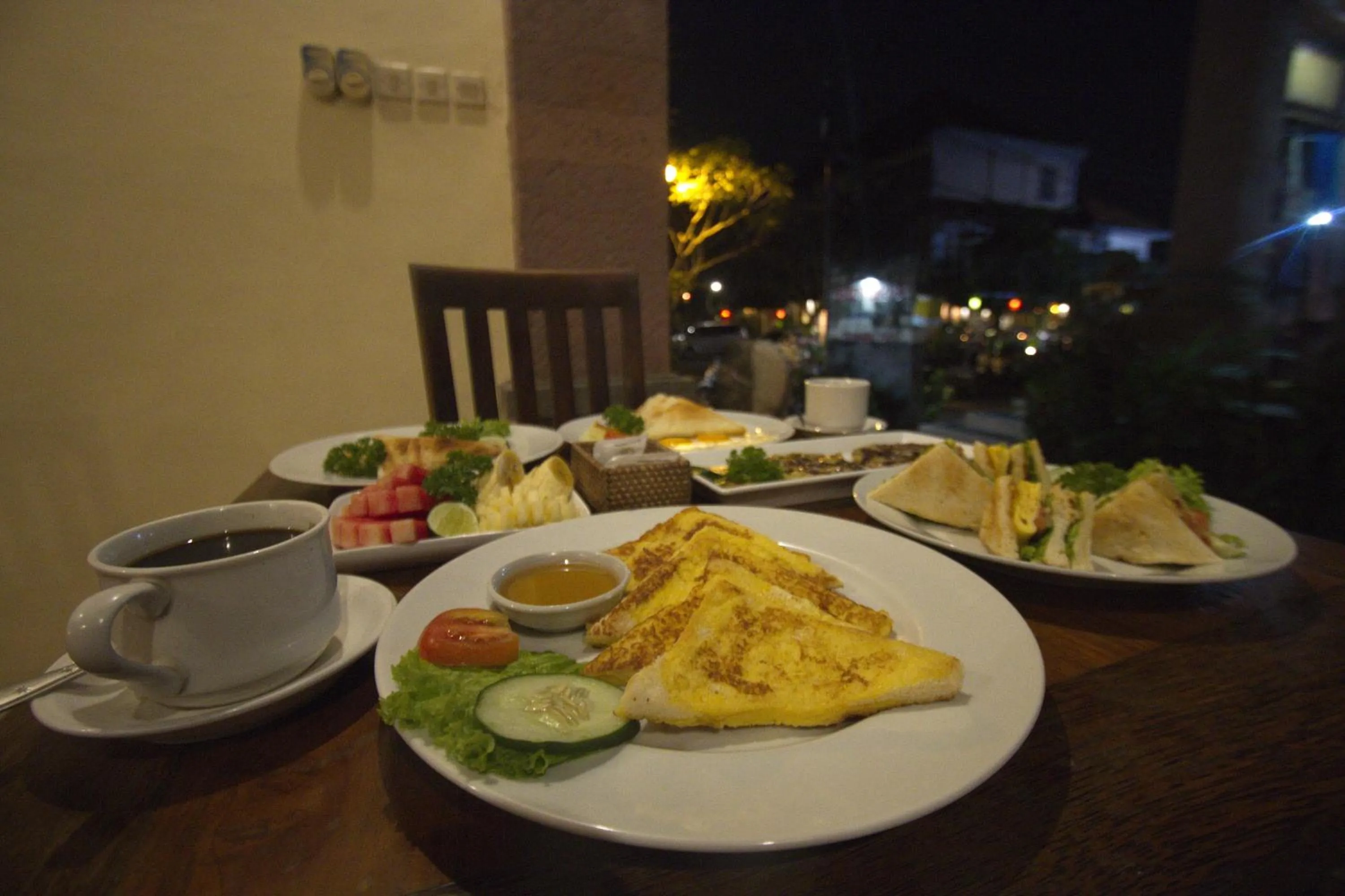 American breakfast in Ubud Terrace