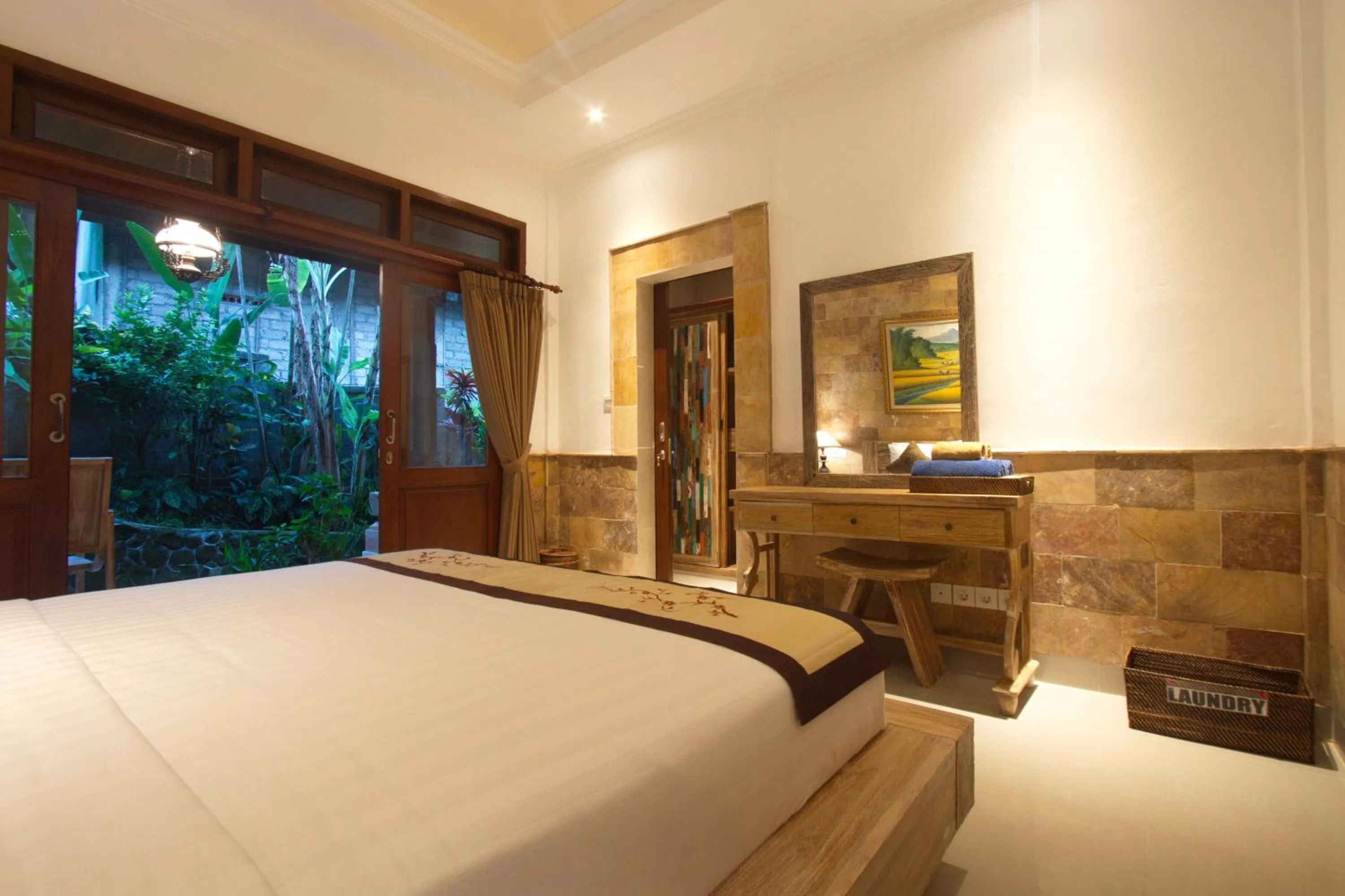Bathroom, Bed in Ubud Terrace