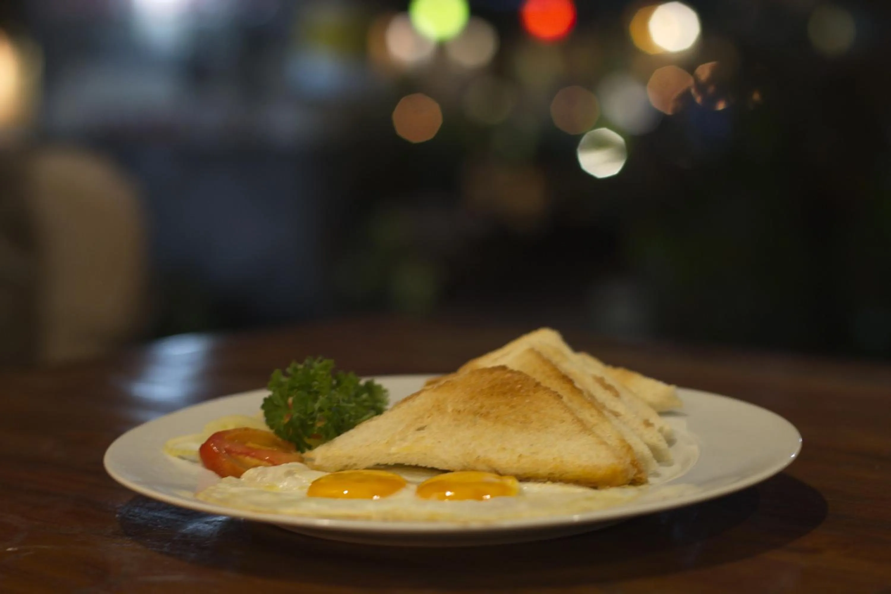 American breakfast in Ubud Terrace